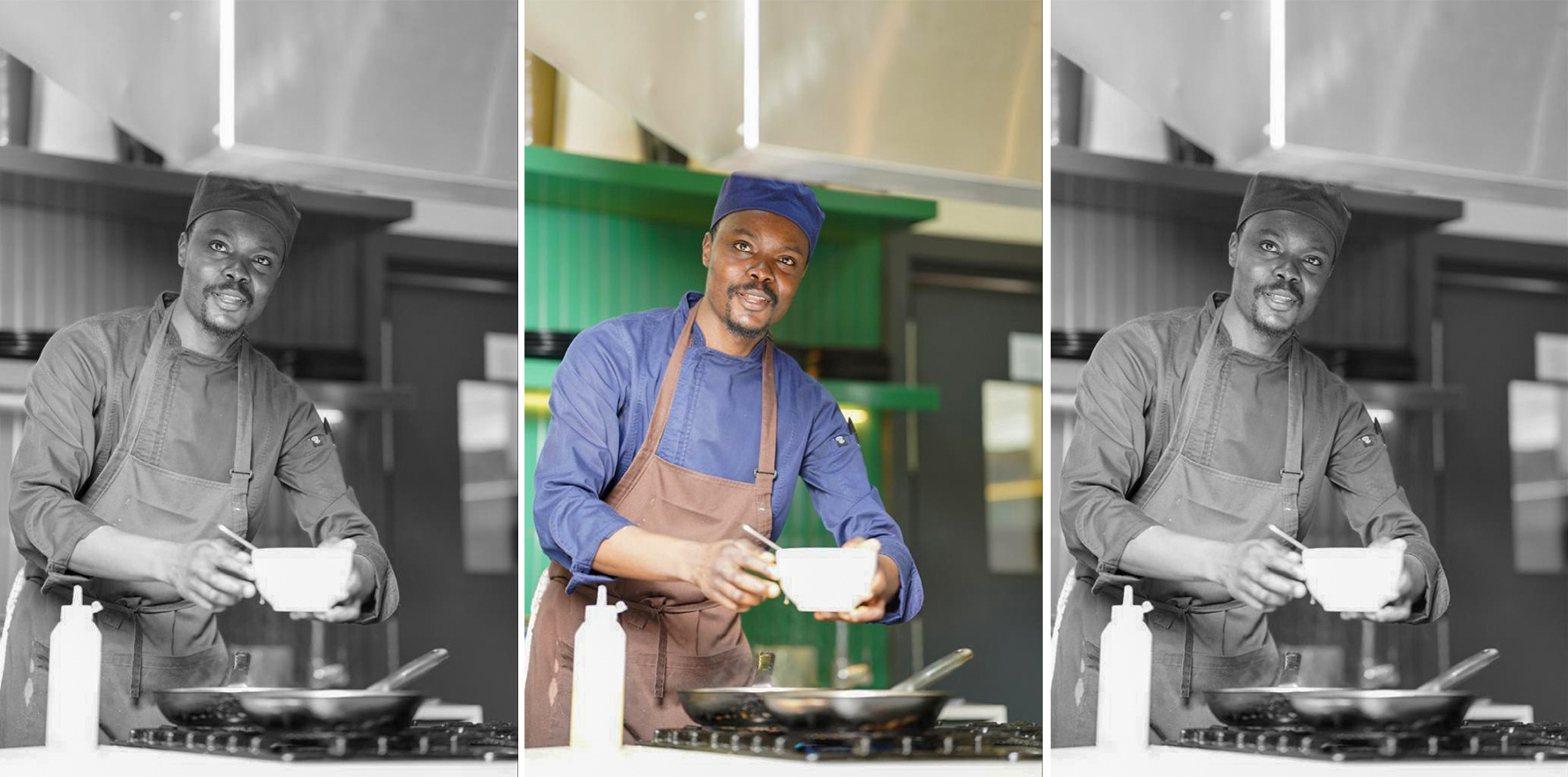 Chef Frank Mwase’s bright and cheerful Burrata Salad