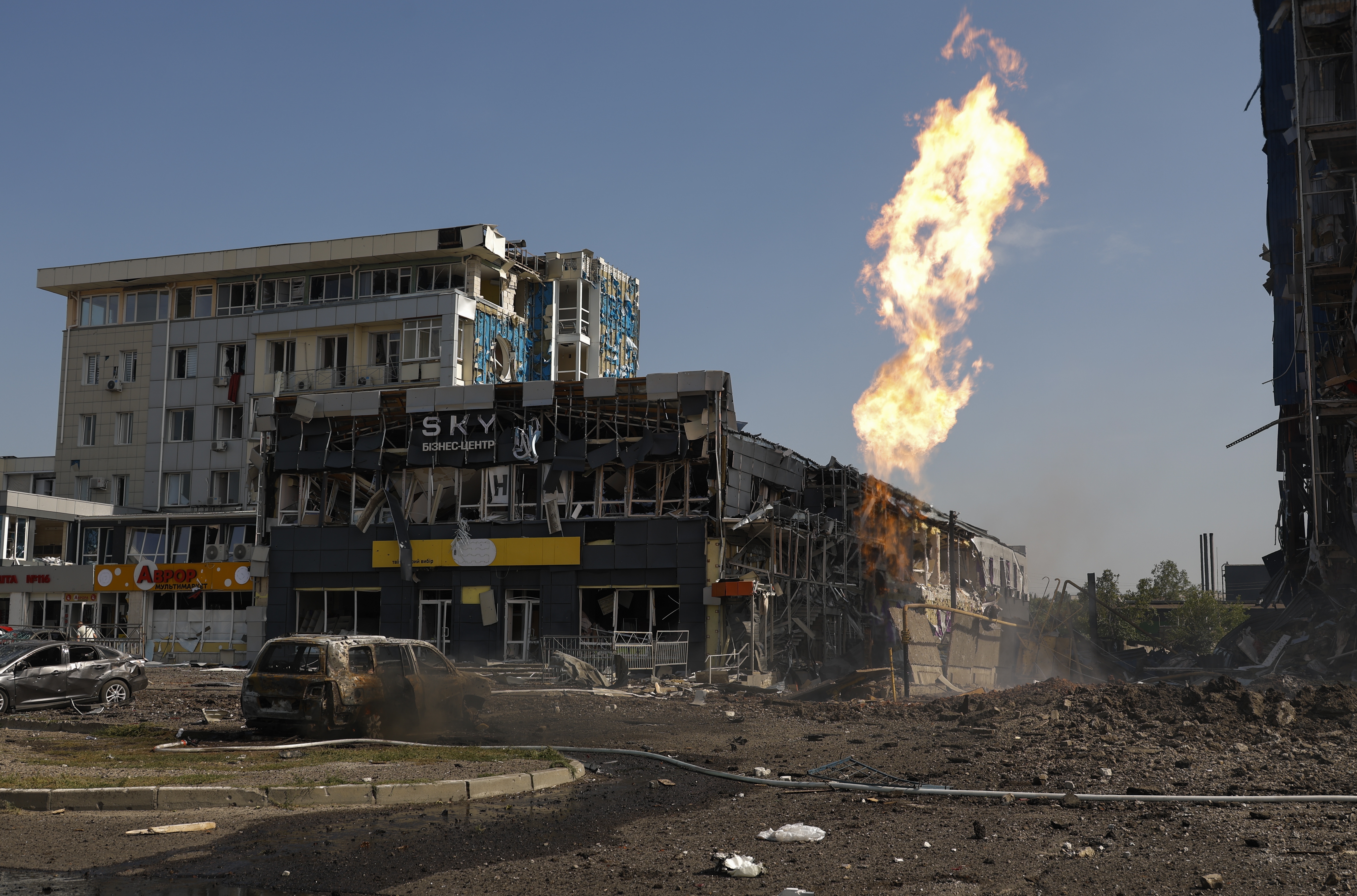 At least 40 injured after Russian missile strikes hit Ukraine's Kharkiv