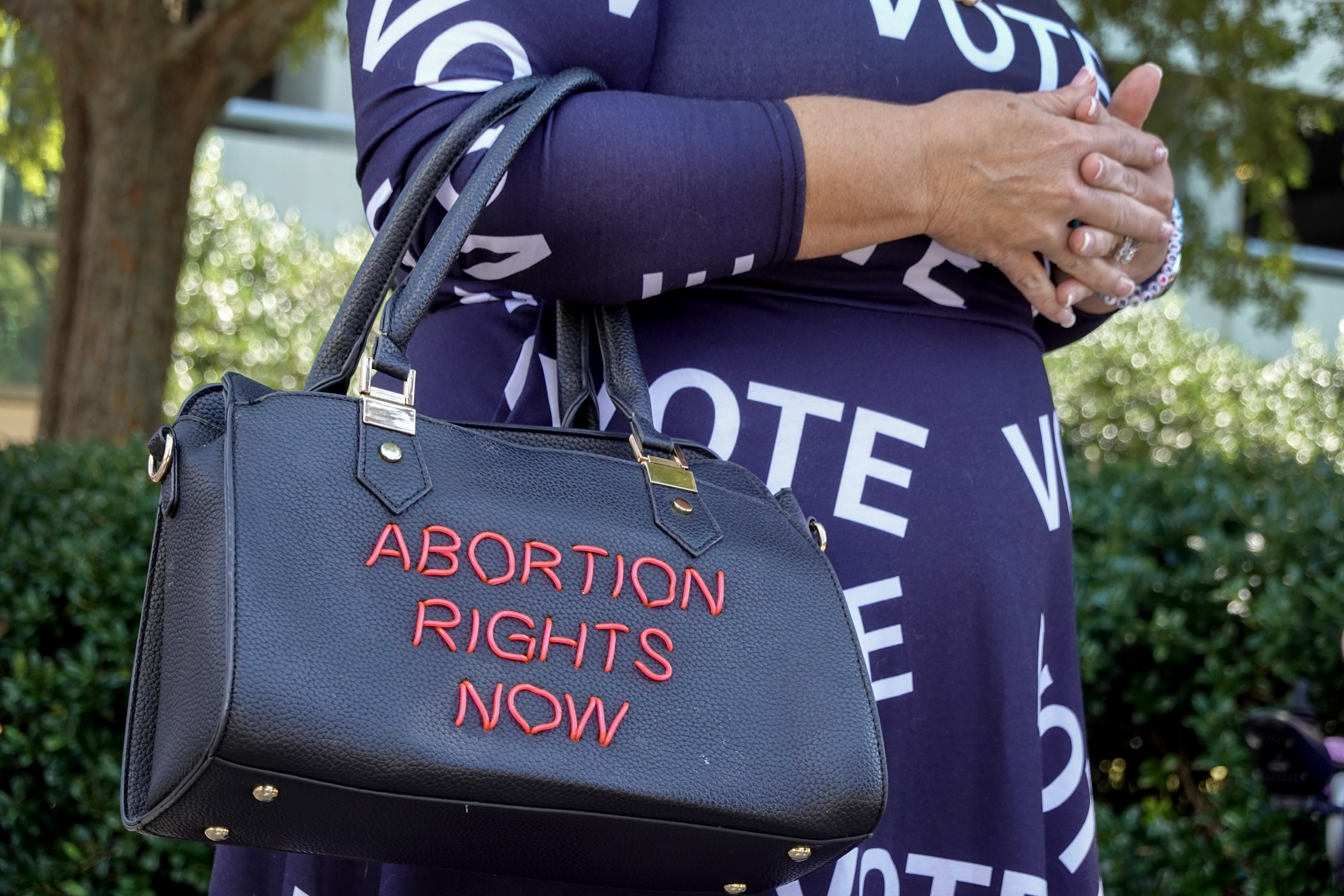 Supporters of Kamala Harris in Georgia, and more from around the world