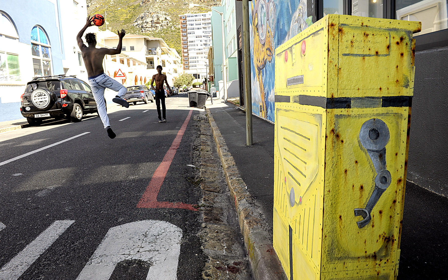 Creatively transformed electricity boxes spark a ‘vibe’ in Cape Town’s Muizenberg