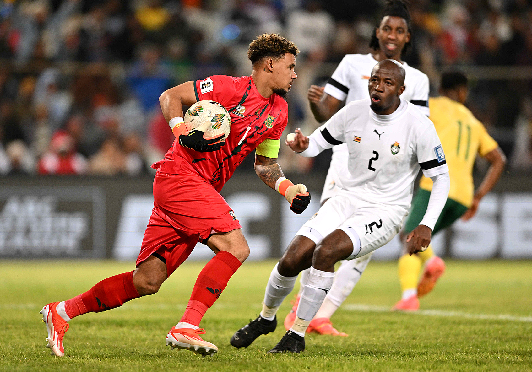 Bafana Bafana badly missed goalie Ronwen Williams in Afcon qualifiers