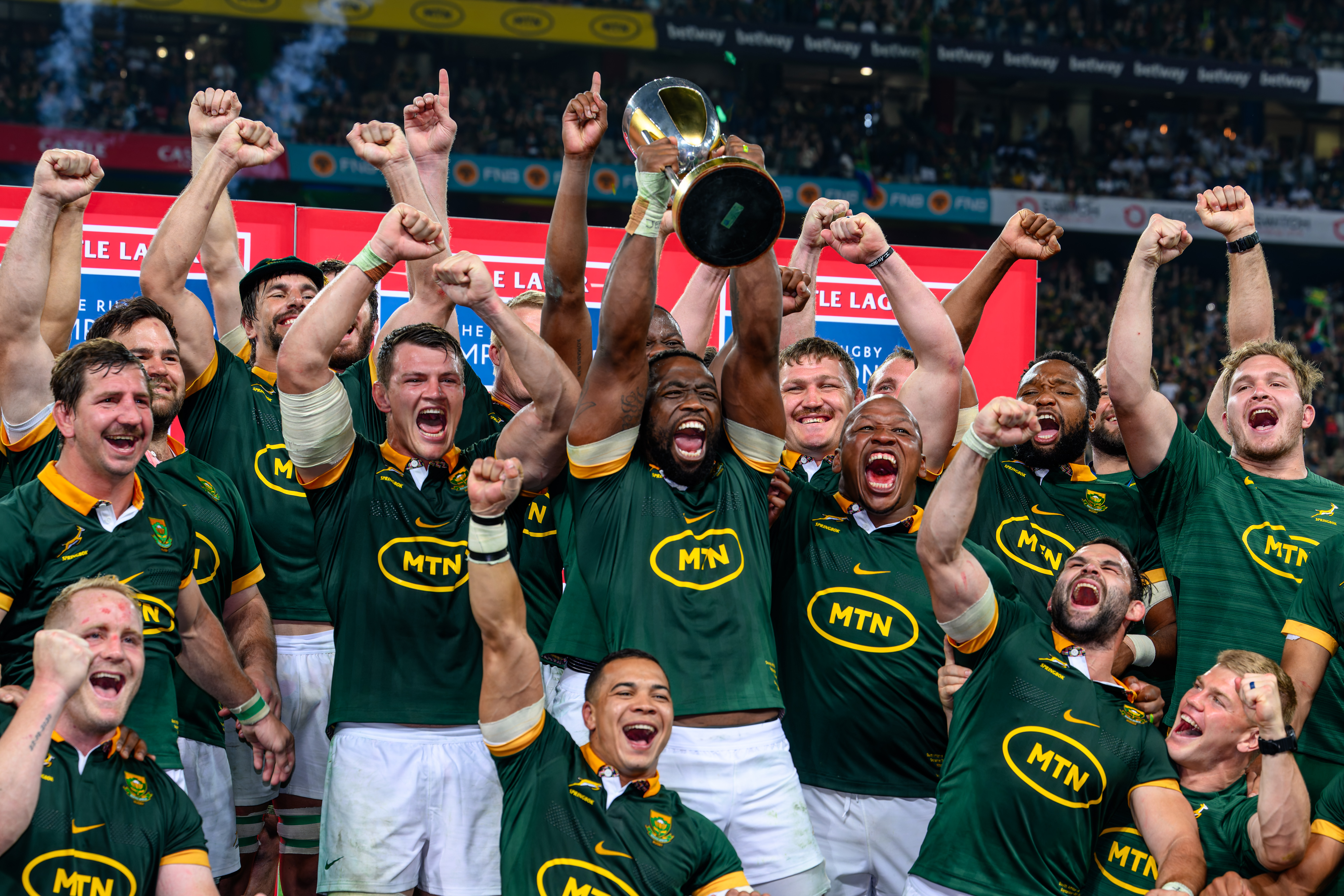 Brilliant Boks deliver first full Rugby Championship title after mauling Pumas