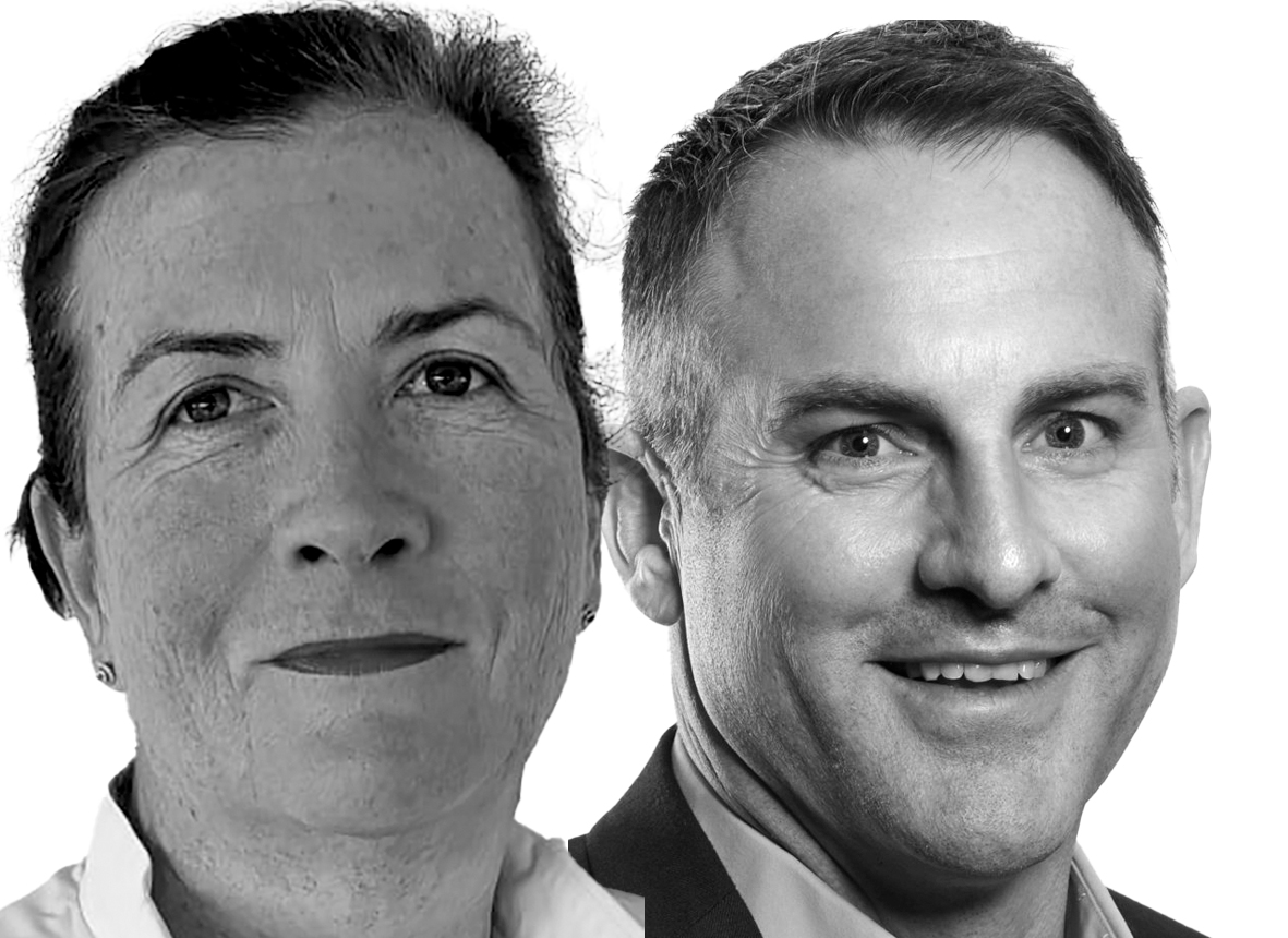 Tamsin Freemantle and Adrian Saville