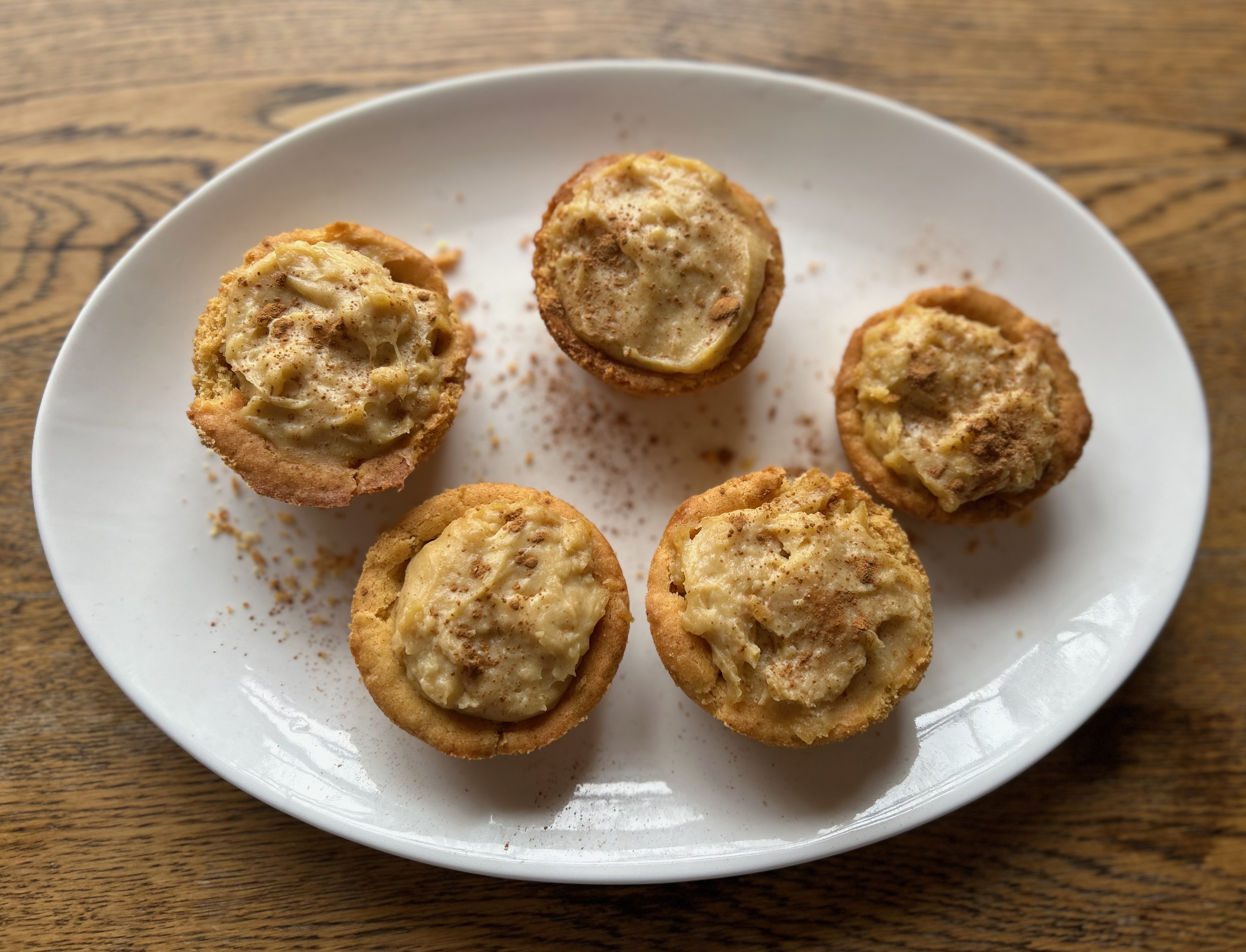 Giving milk tart another chance after a yucky first encounter, I made milk tart muffins