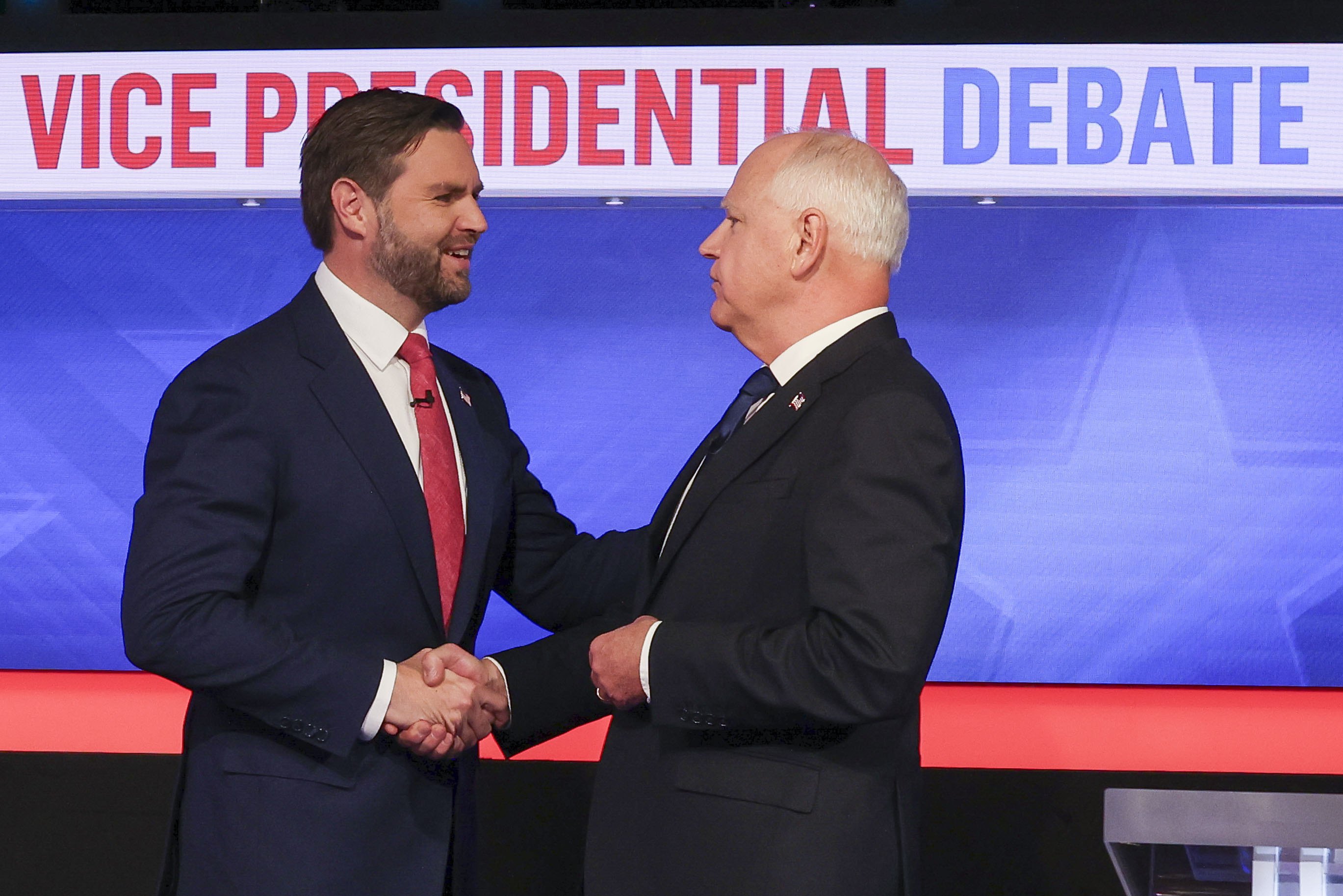 Walz, Vance clash at policy-heavy vice presidential debate
