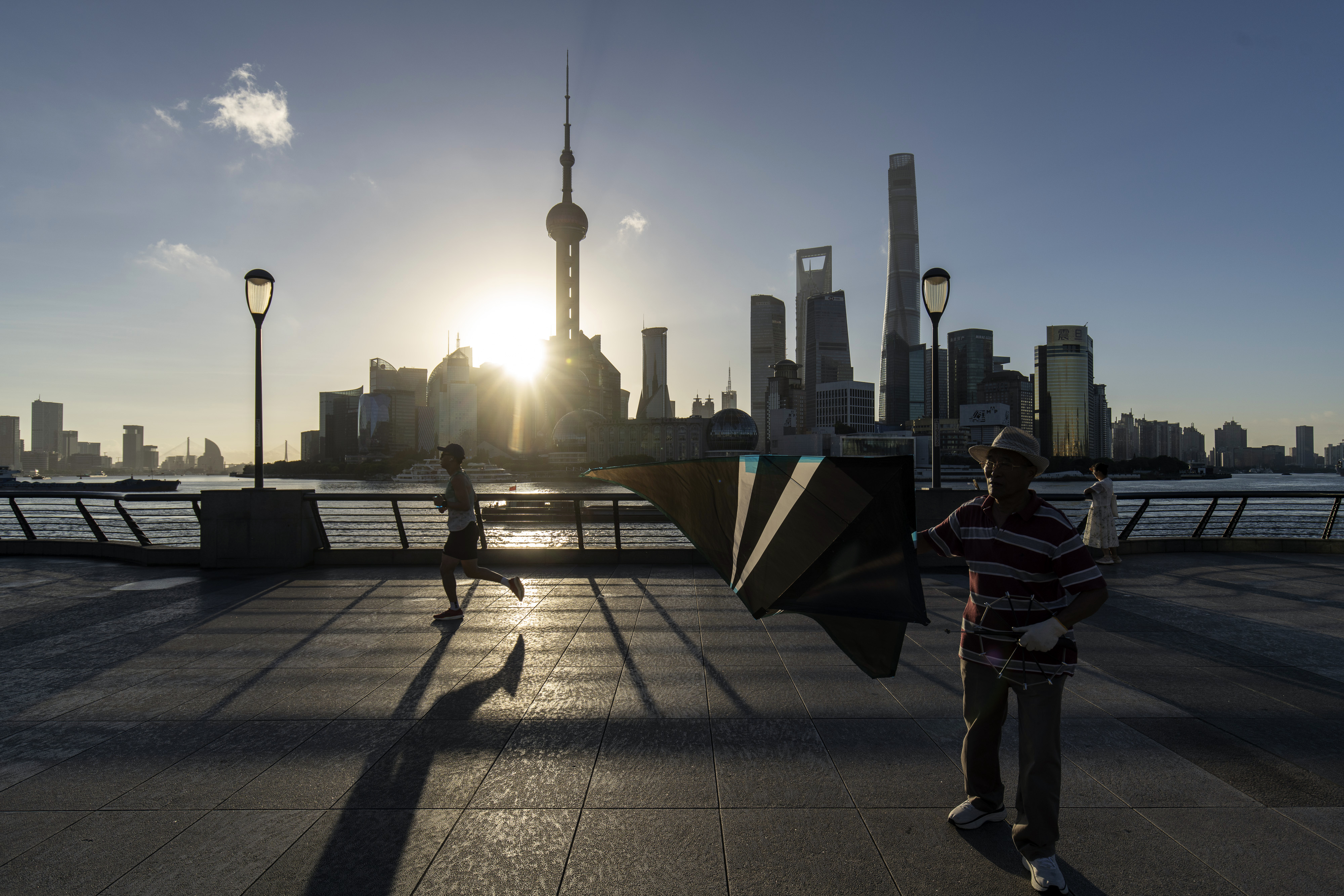 General Views of Shanghai as China Frees Banks to Lend More, Cuts Key Interest Rate
