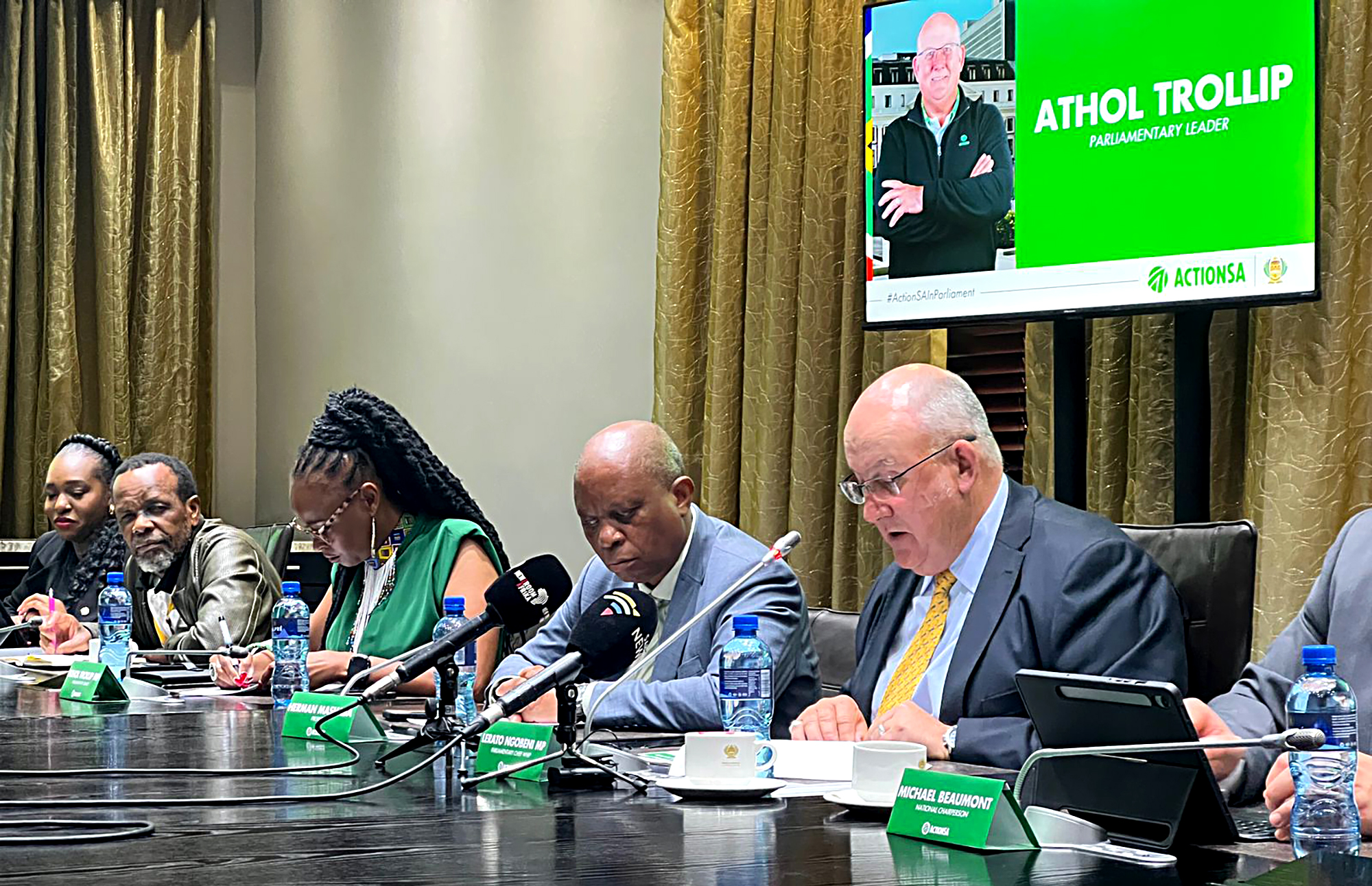 ‘We had to attack first to defend the party,’ says ActionSA’s Mashaba on Tshwane