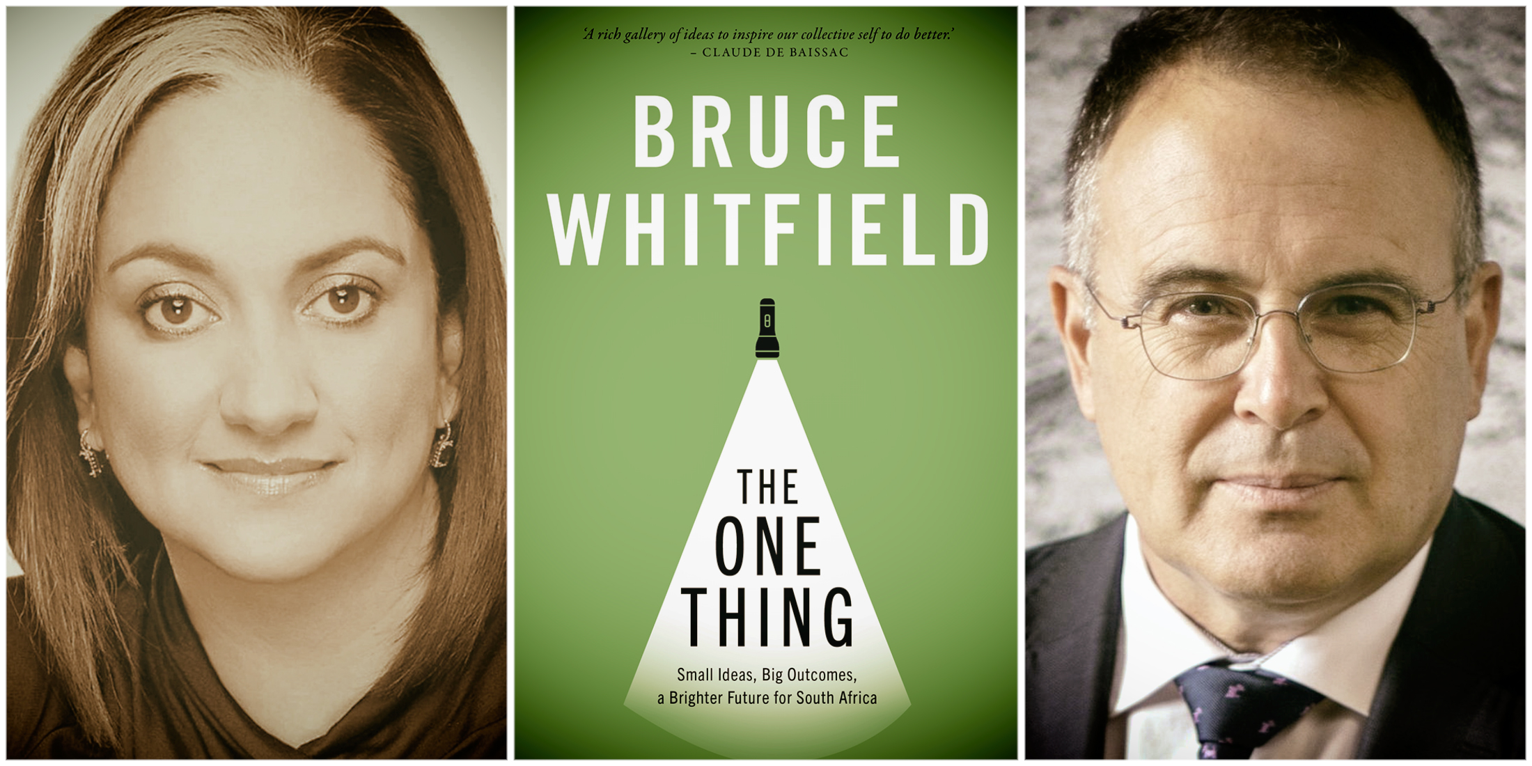 Live journalism — Bruce Whitfield finds hope in abundance,  exploring the 'one thing' that could save the country