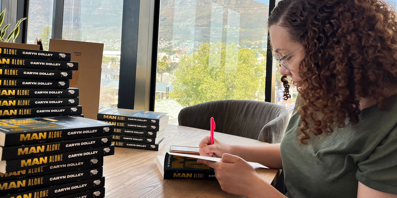 Journalist Caryn Dolley’s much-anticipated new release, Man Alone, is now on book shelves