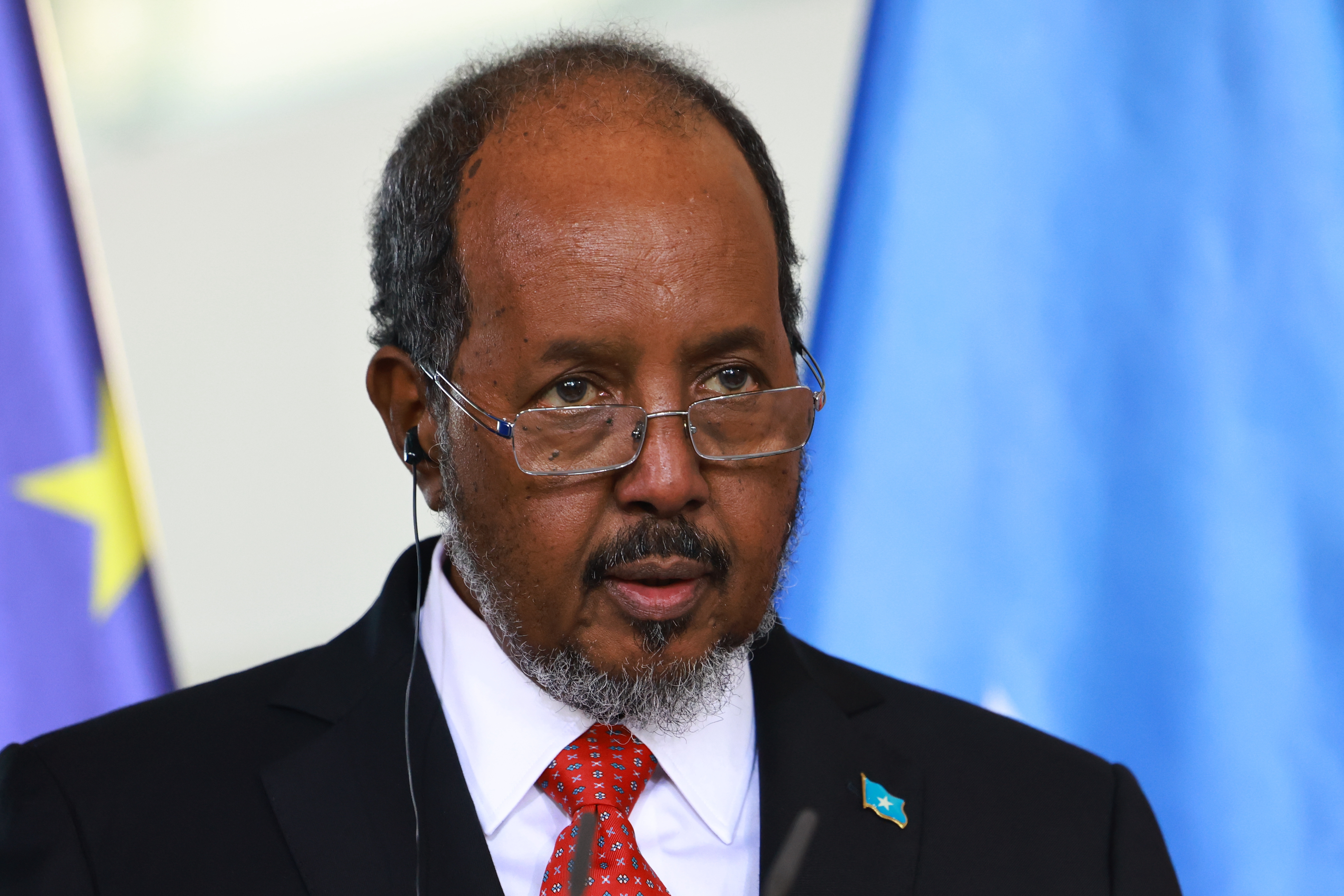 Somalia's President Hassan Sheikh Mohamud visits Germany