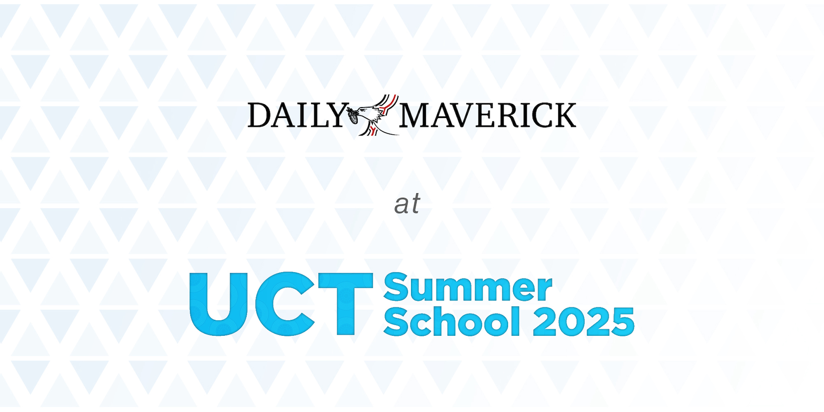 Daily Maverick joins forces with UCT Summer School for a special series of lectures