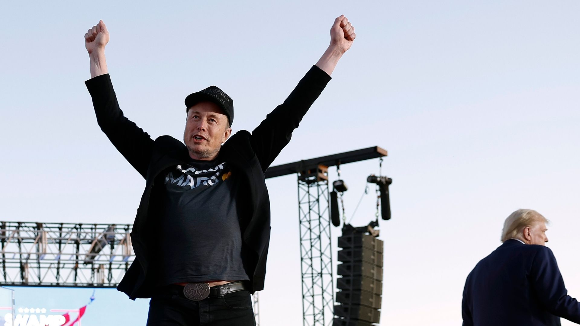 Triumphant Donald Trump praises ‘super guy, super genius’ Elon Musk, with Tesla shares soaring   