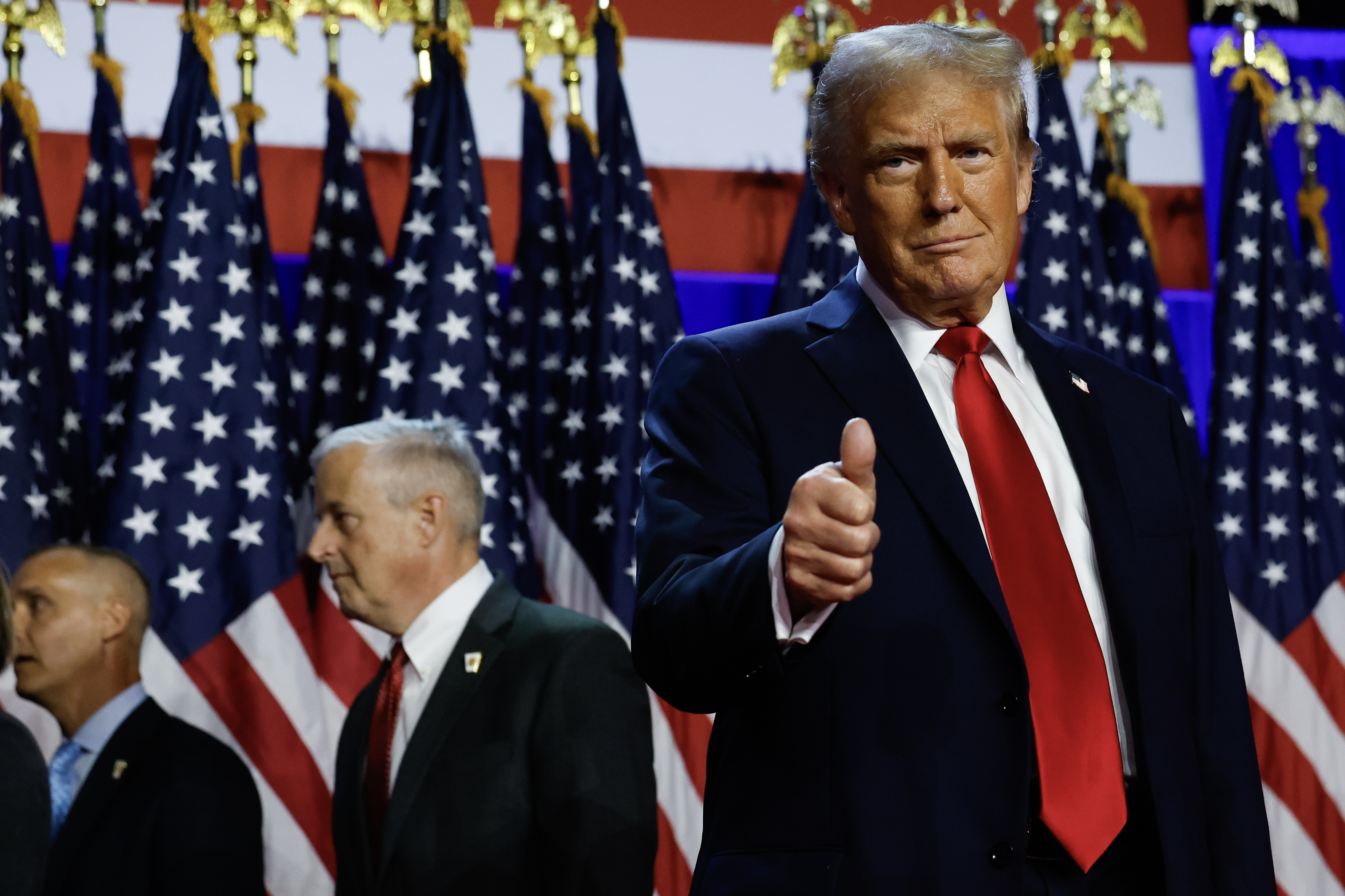 Donald Trump claims victory as broad shift in support for him emerges across the United States