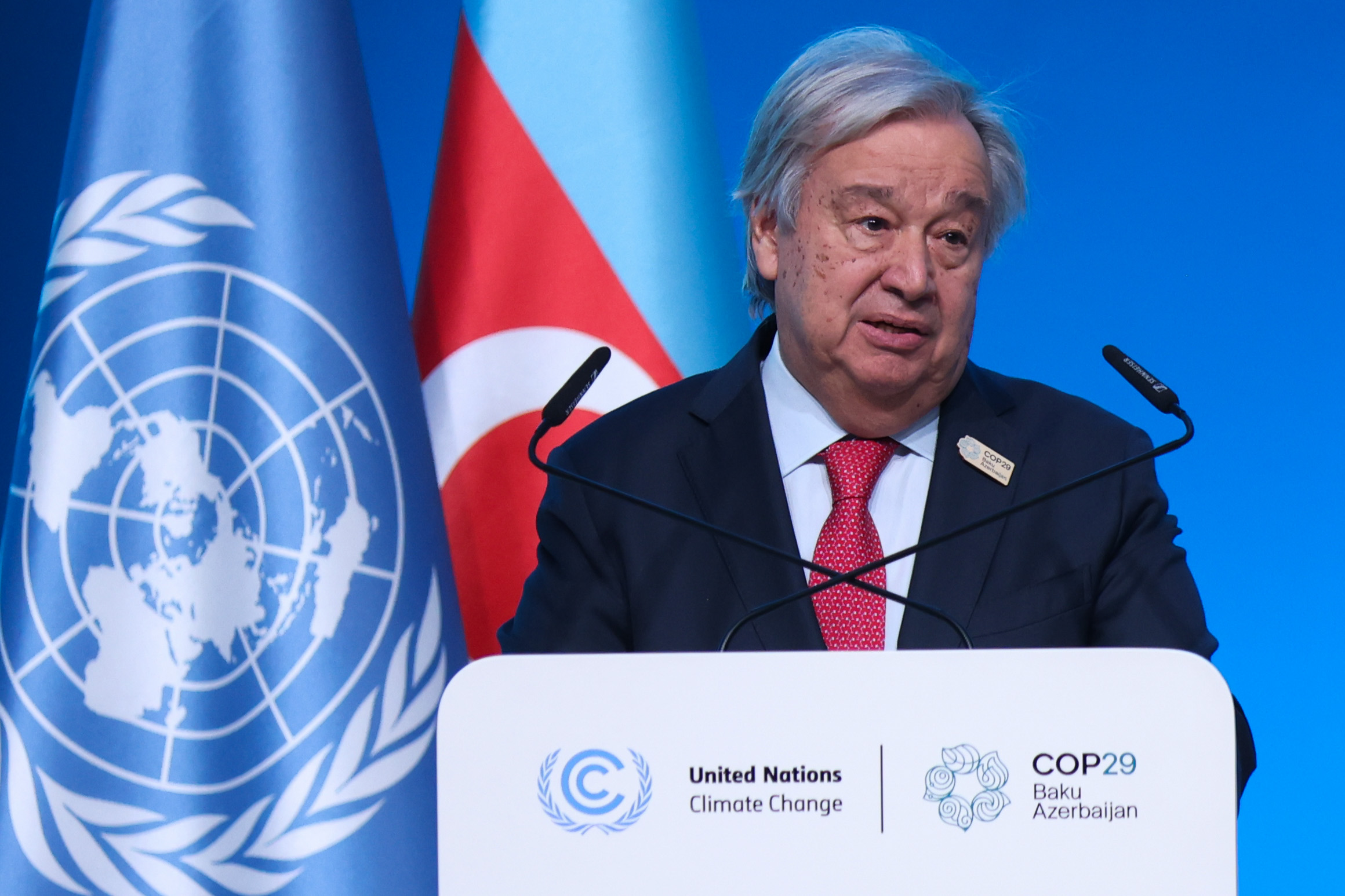 Pay up or face climate-led disaster for humanity, warns UN chief