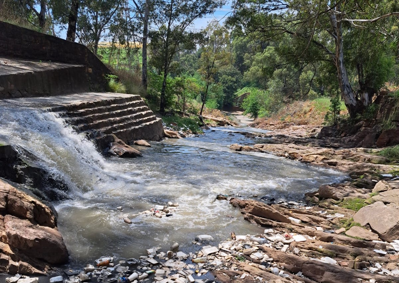 Walking Johannesburg's hidden waterways on a journey through history and neglect along the Klip River