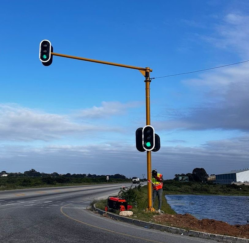 NMB metro, businesses fix traffic light after two years of chaos