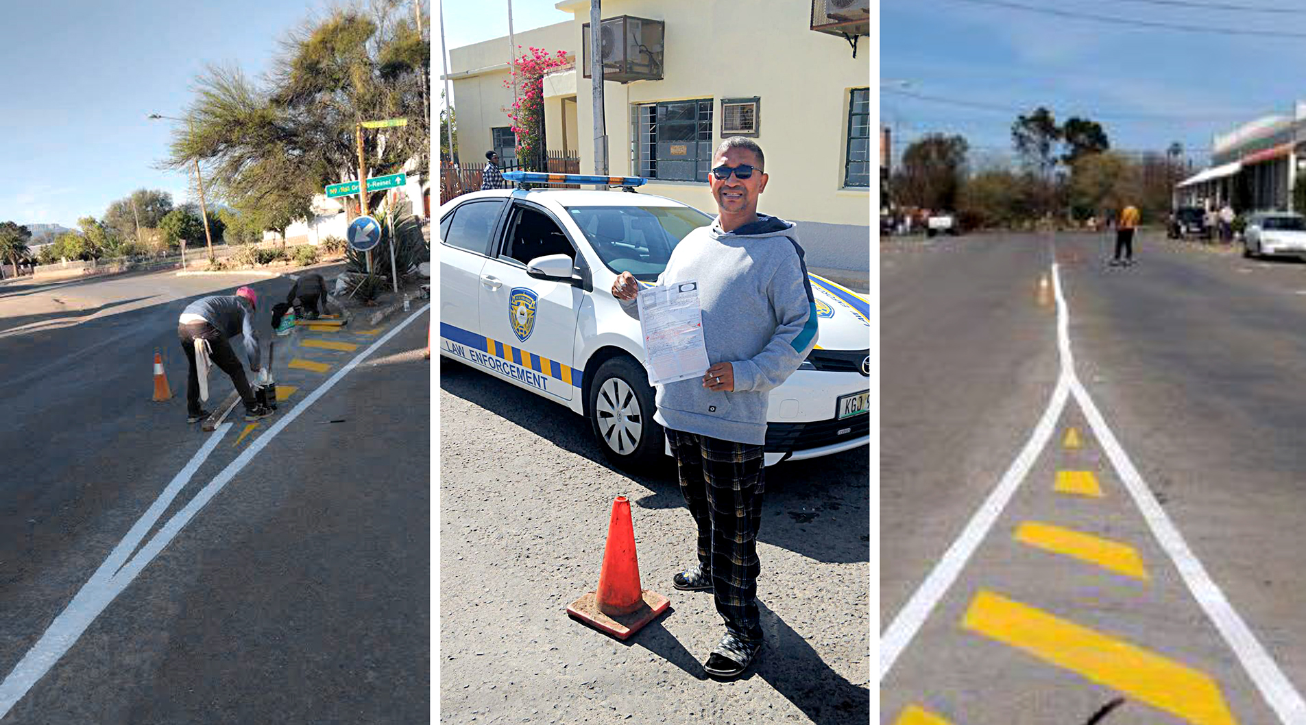 Municipal councillor summonsed to appear in court for repainting faded road markings in Karoo town