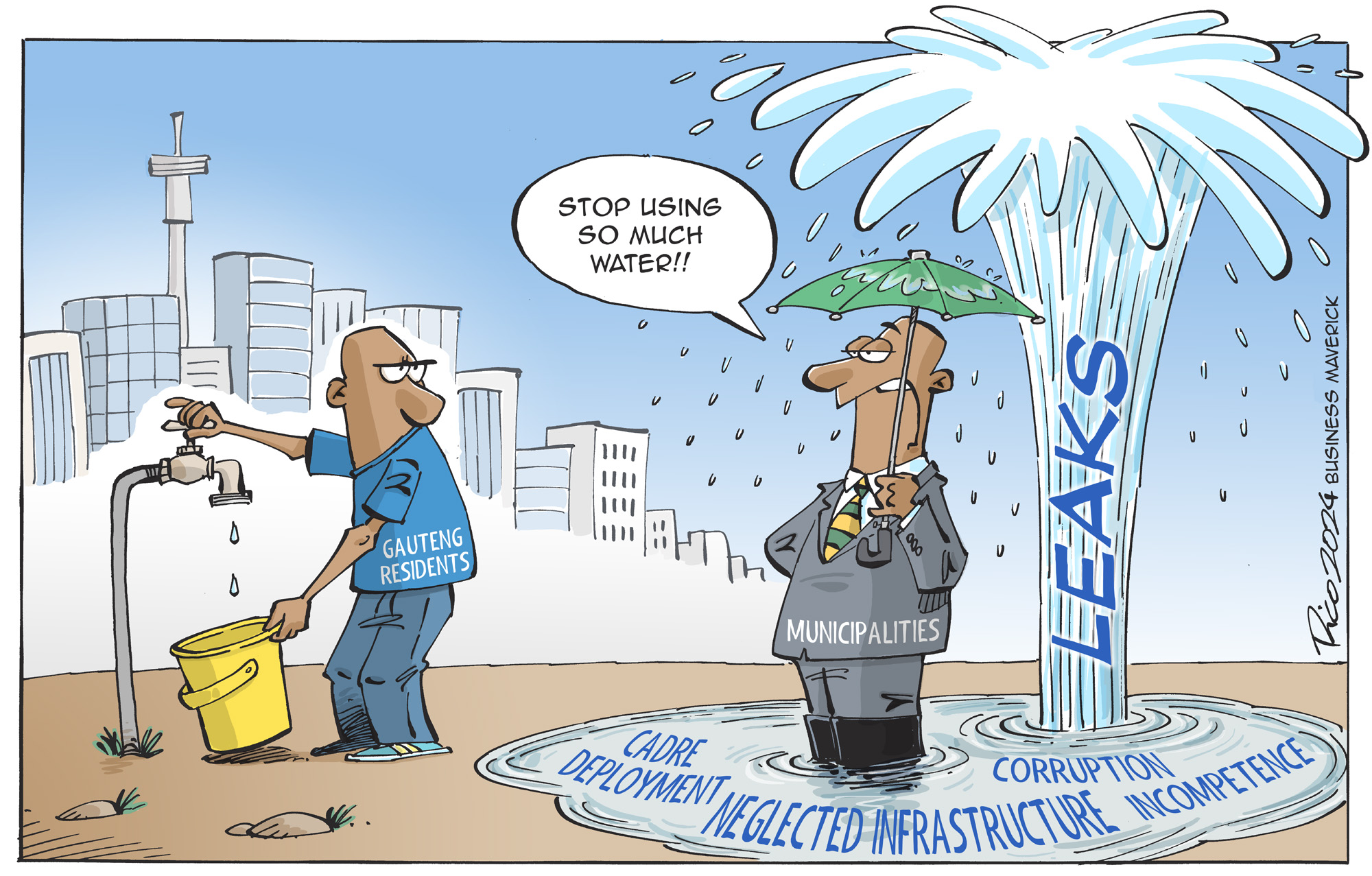 Drain blame: Cartoon Thursday with Rico