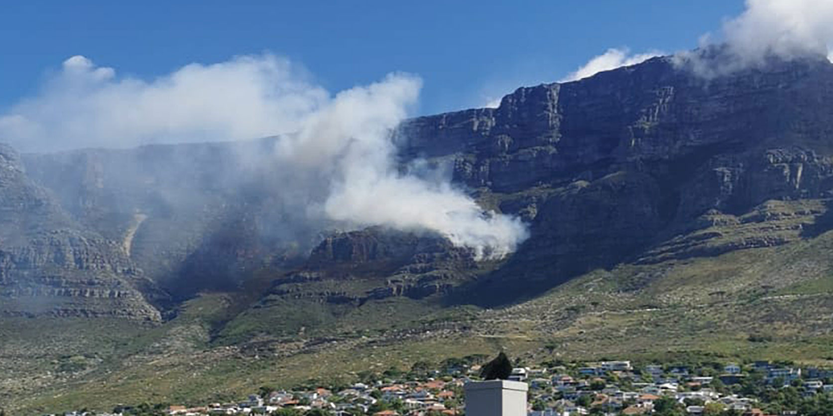 Table Mountain fire ‘largely contained’ as alleged arsonist arrested