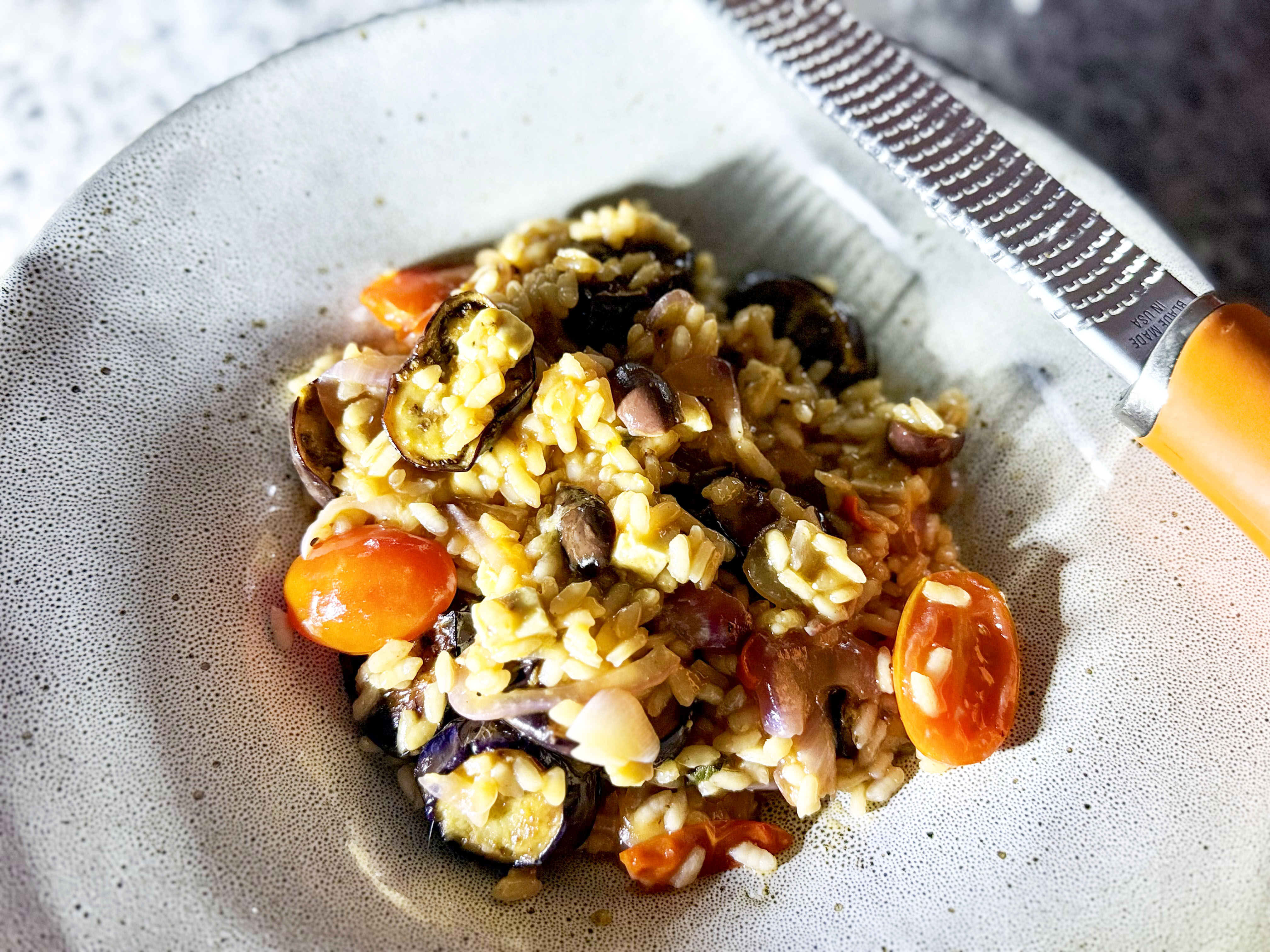 Risotto with a Mediterranean flavour