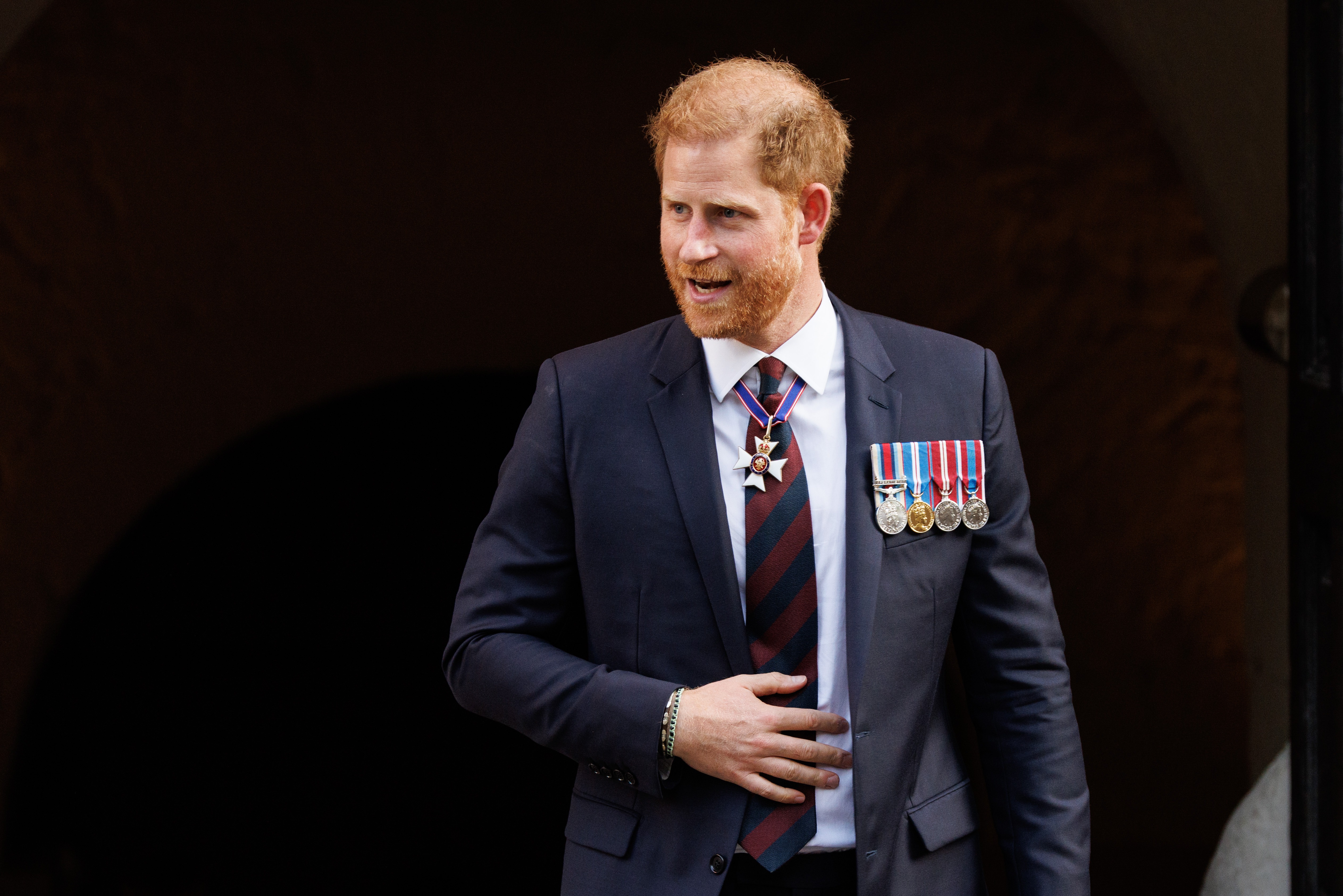 Prince Harry at 10th Anniversary Service for the Invictus Games
