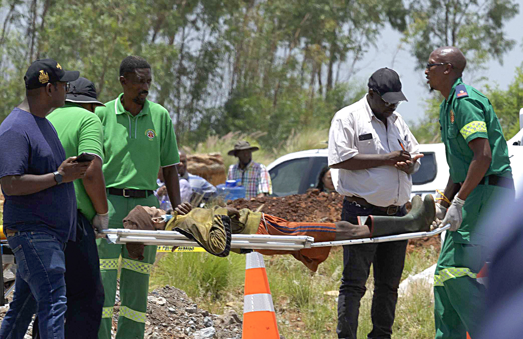 Stilfontein body count mounts as 51 corpses hauled from mine, 106 rescued