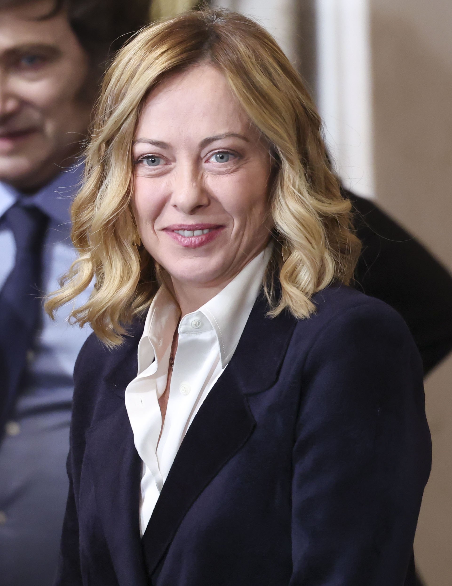 Italy's Prime Minister Giorgia Meloni attends the inauguration ceremony of Donald Trump as the 47th US President in the US Capitol Rotunda in Washington, DC, USA, 20 January 2025.  EPA-EFE/KEVIN LAMARQUE / POOL