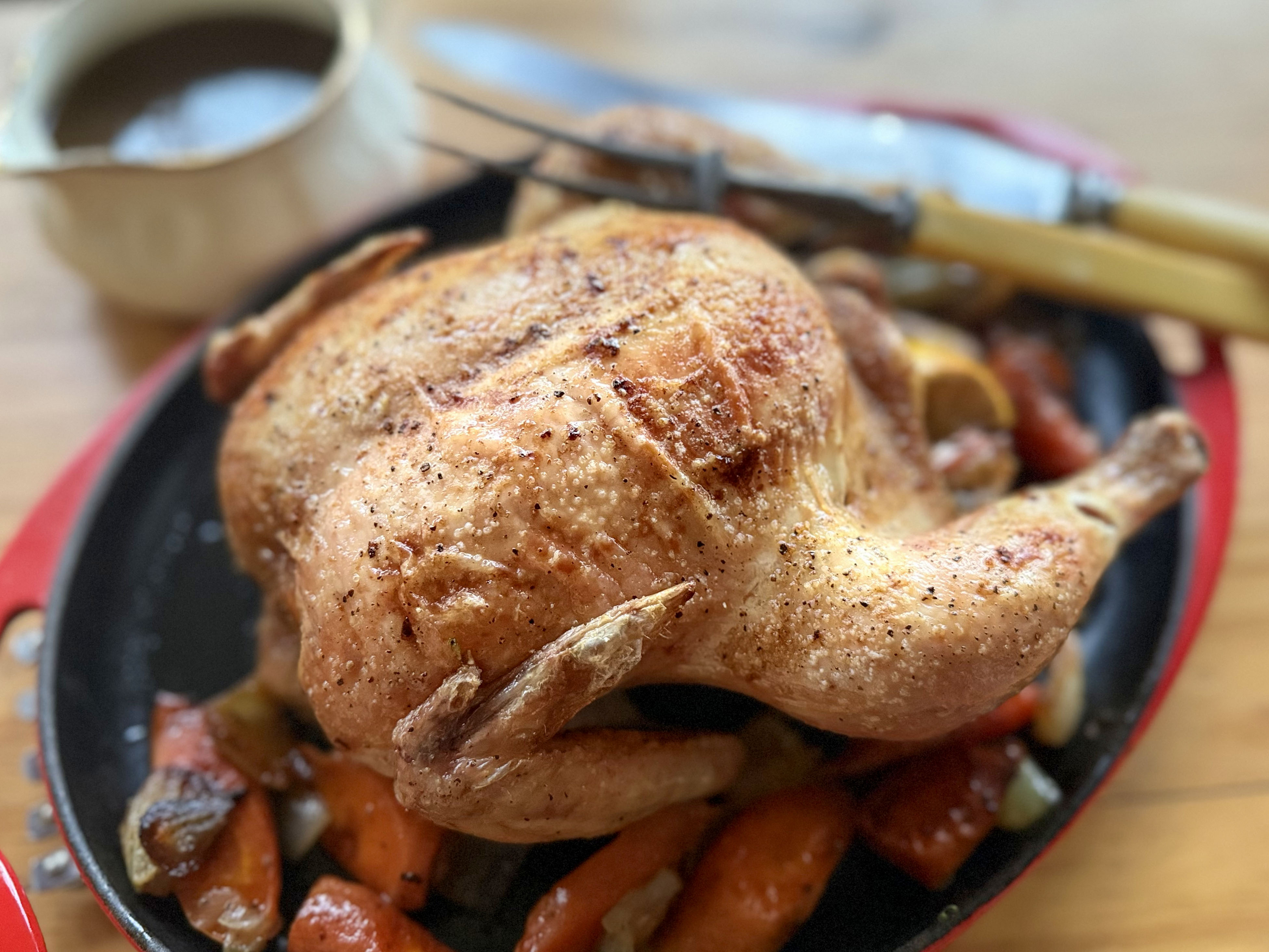 Throwback Thursday: Old-fashioned roast chicken and gravy
