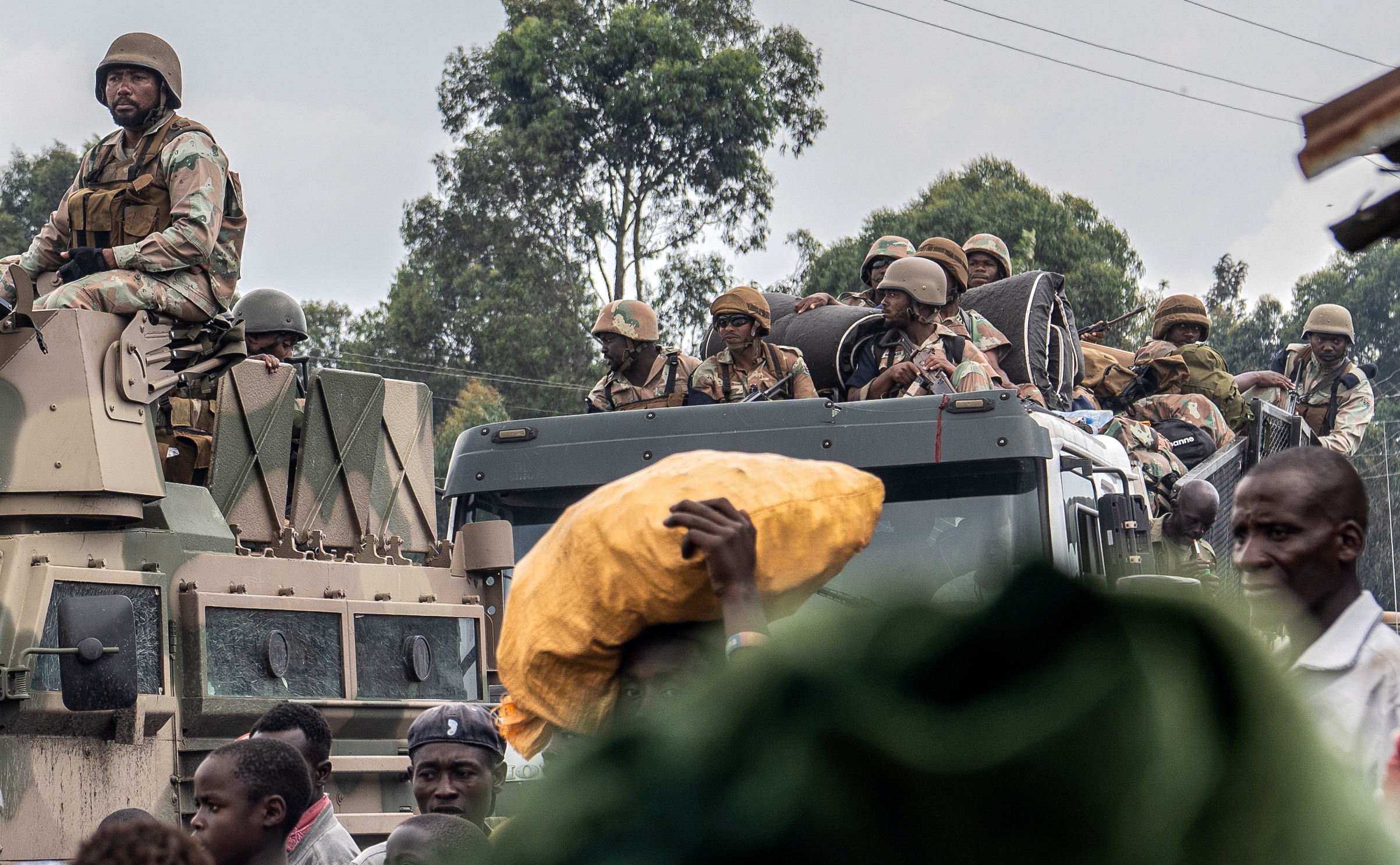 South African and other SADC troops finally begin withdrawal from war-torn DRC