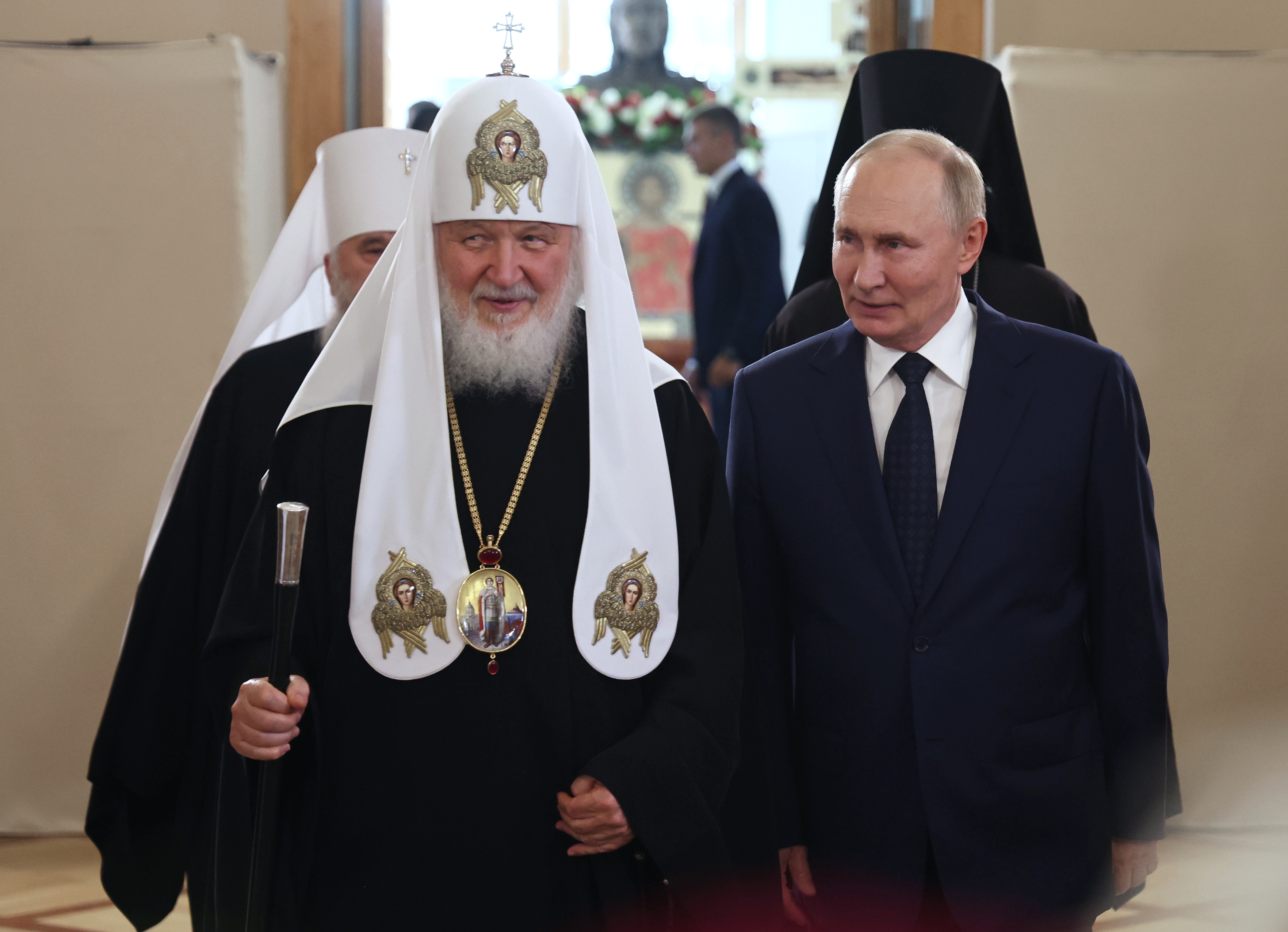 Russian President Vladimir Putin visits St. Petersburg