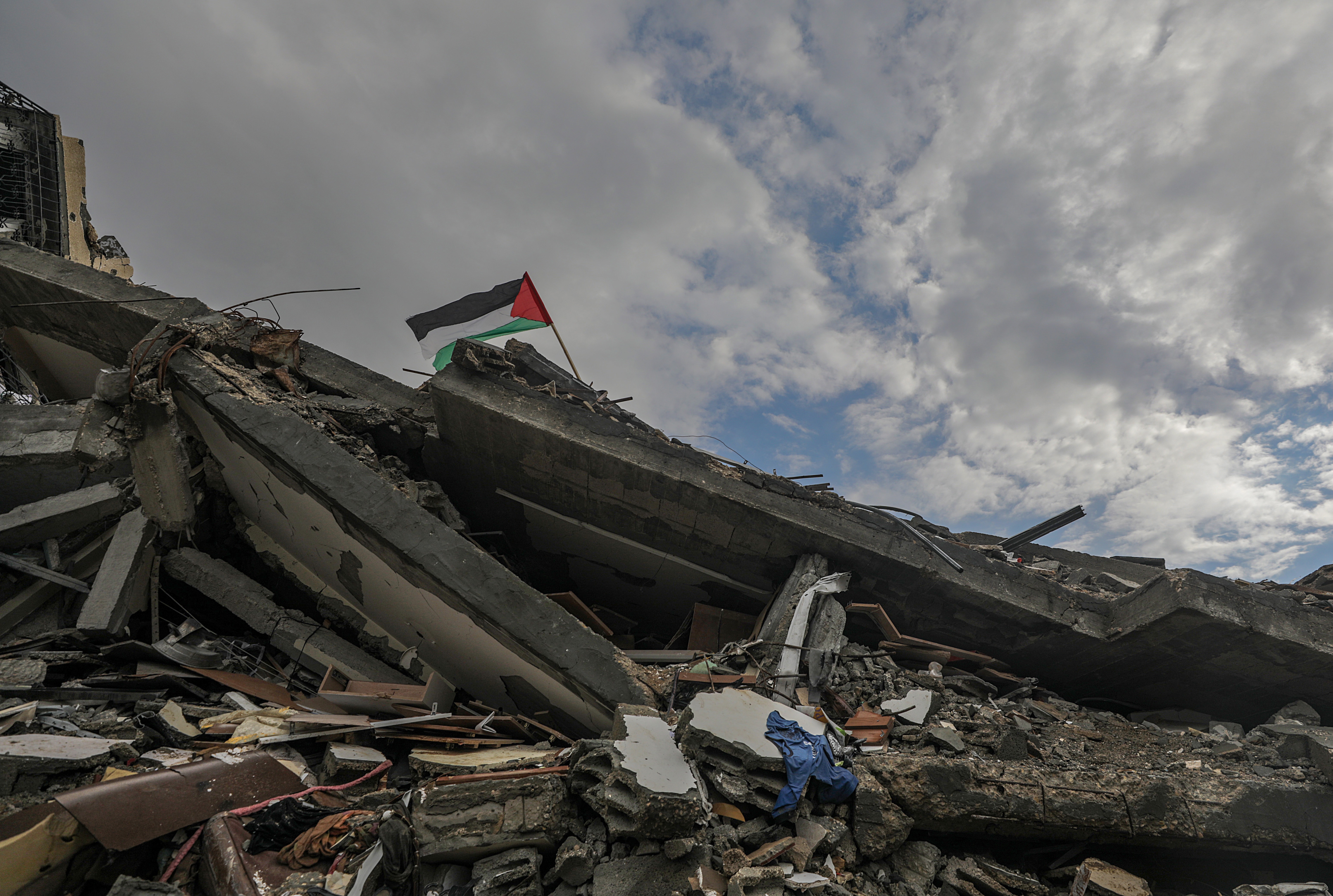 Destruction in Gaza's Al-Zaytun