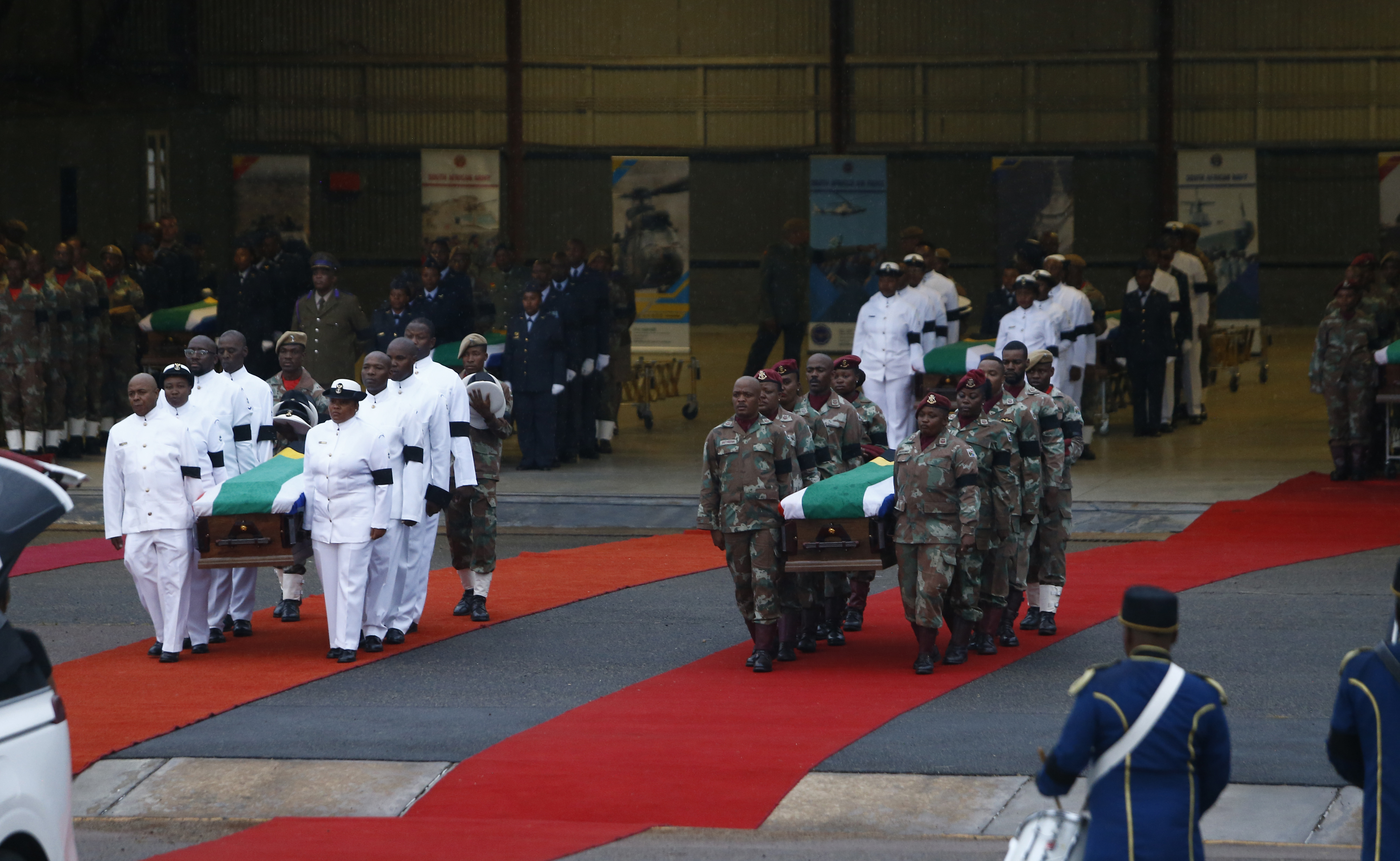 Fallen soldiers come home — ‘They lost their lives in pursuit of peace,’ says Ramaphosa