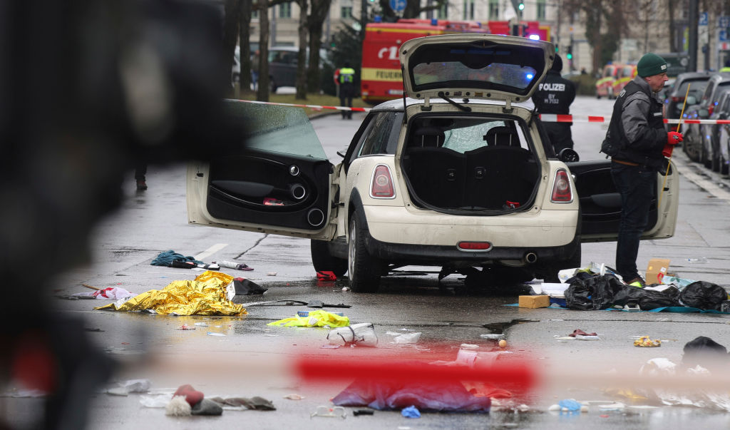 Munich motorist drives into a crowd of demonstrastors, and more from around the world