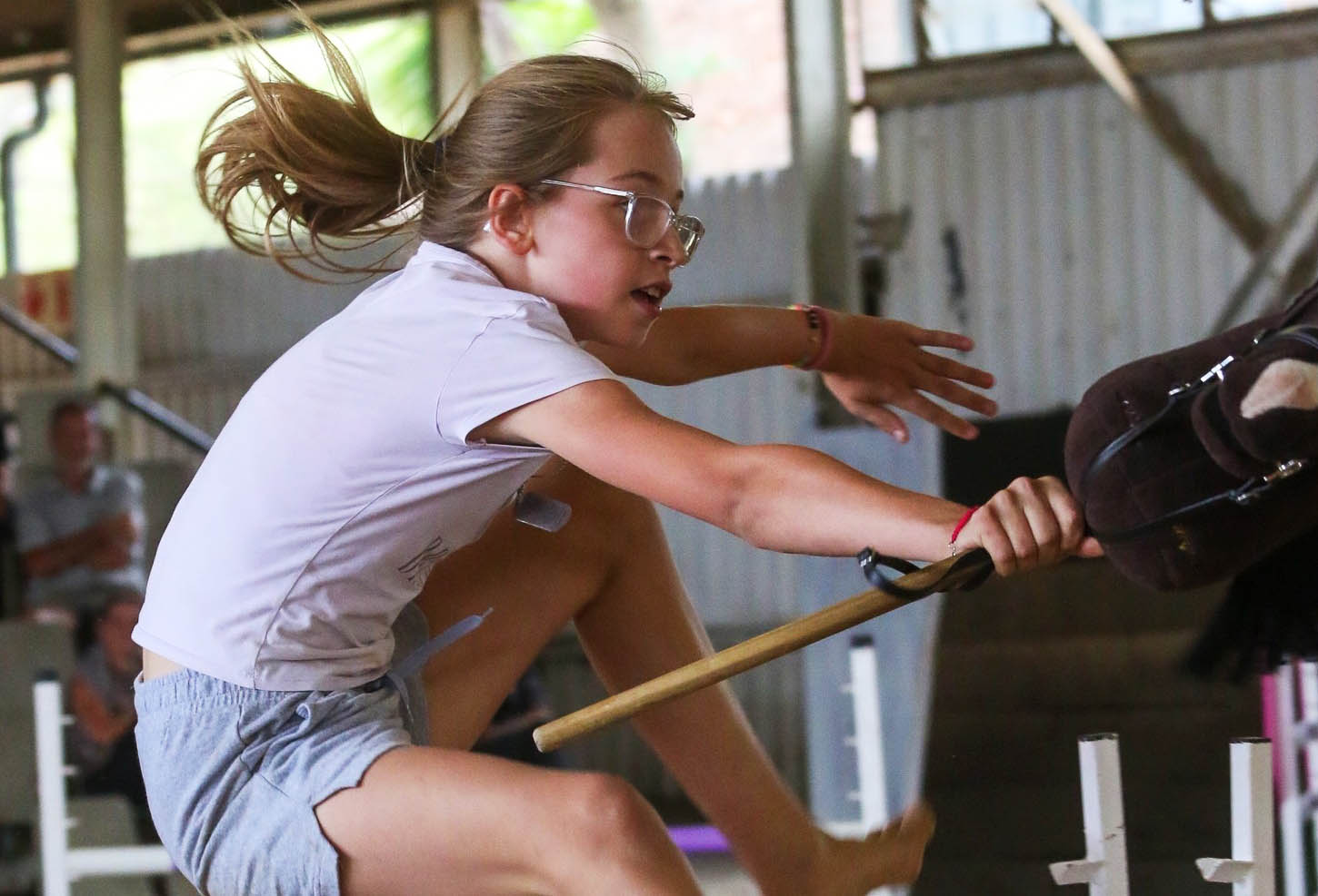 Whinnying ways — hobbyhorsing kids leap into a world of fun