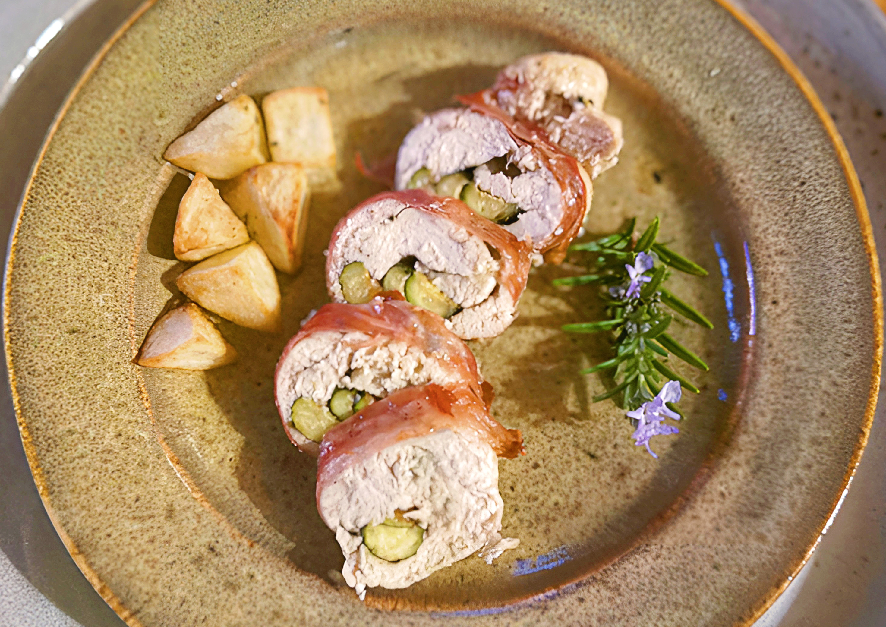 AirFryday: Prosciutto chicken parcels stuffed with courgettes and blue cheese