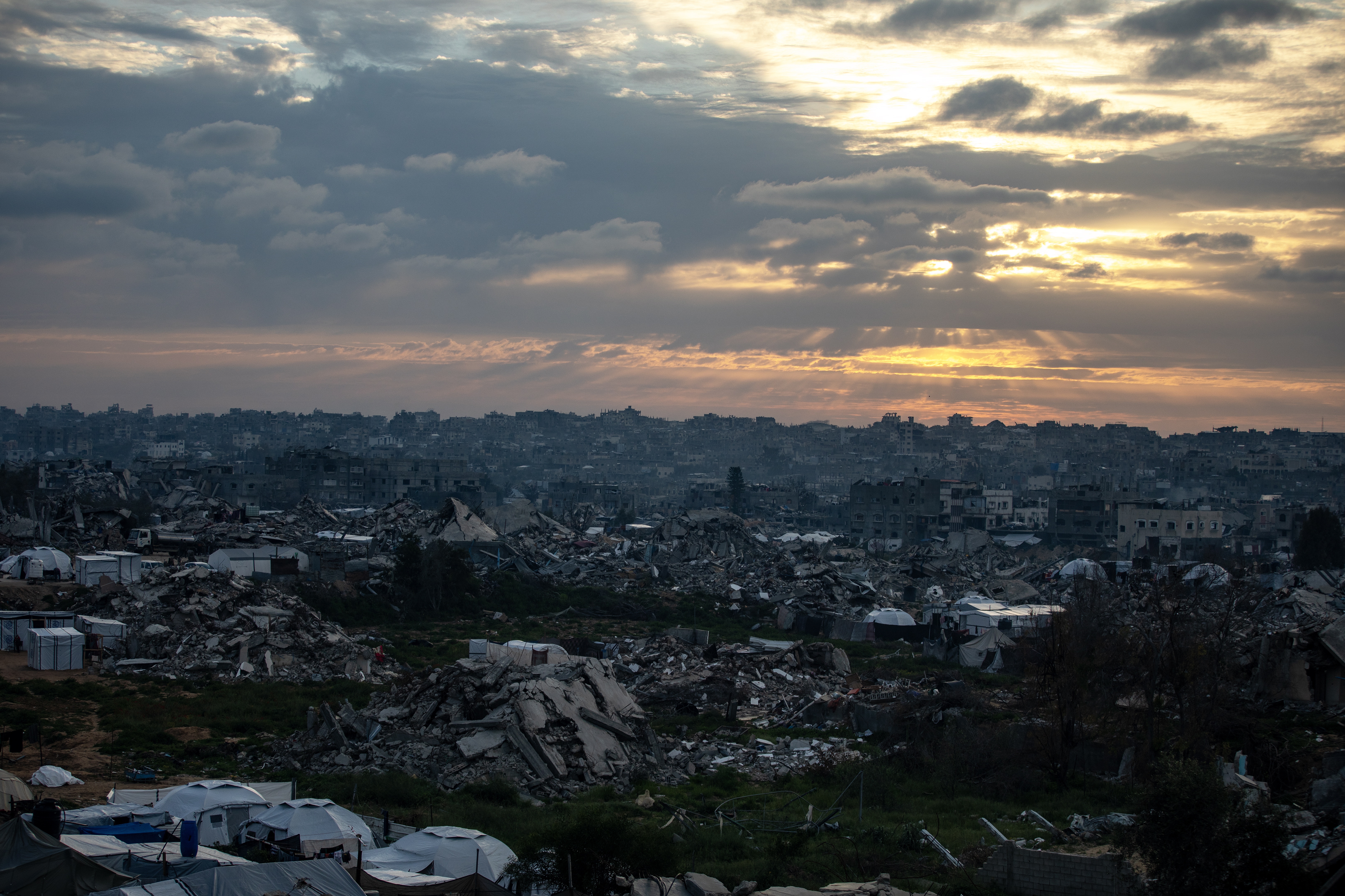 Detsruction in Beit Lahia, northern Gaza