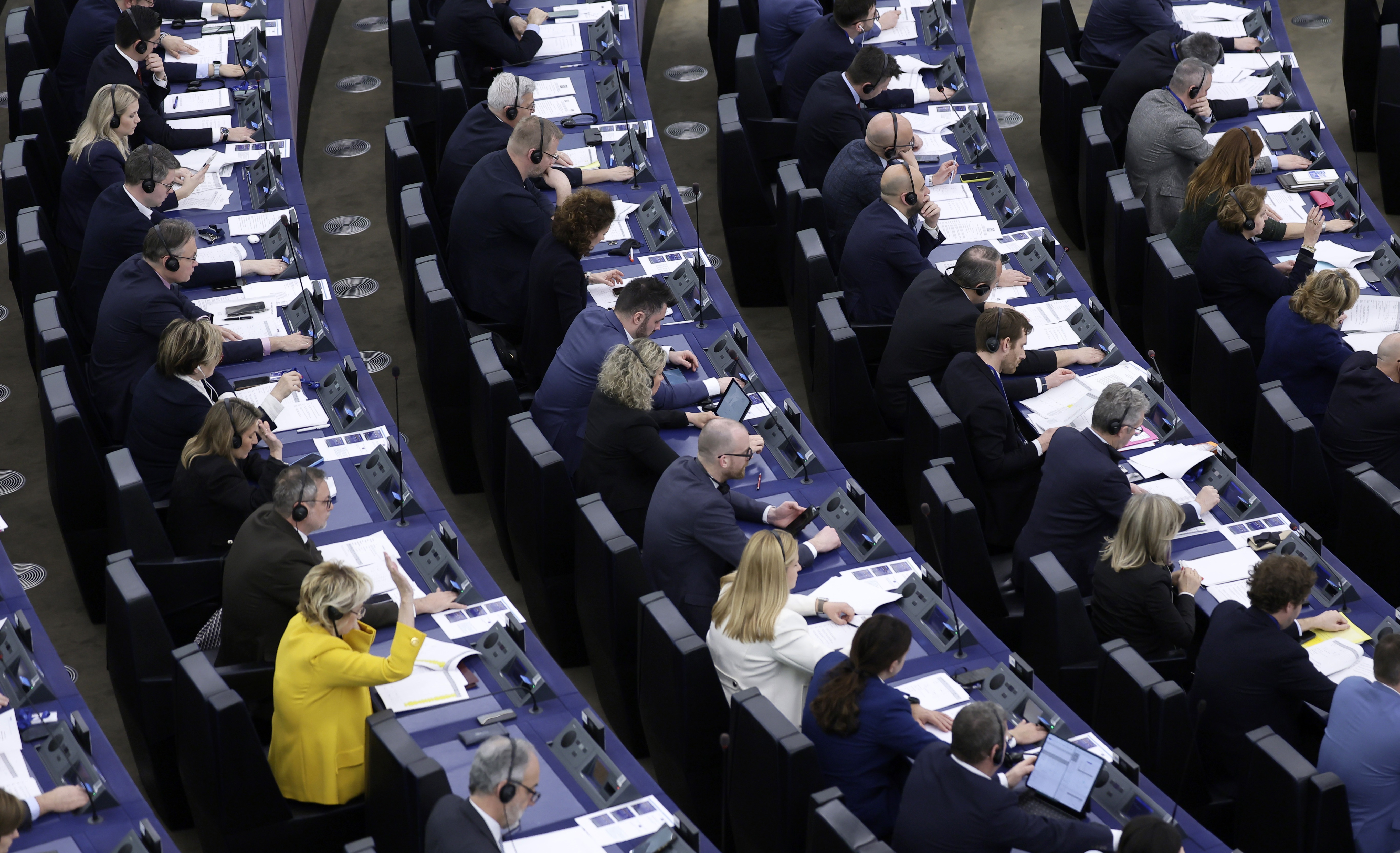 European Parliament session in Strasbourg