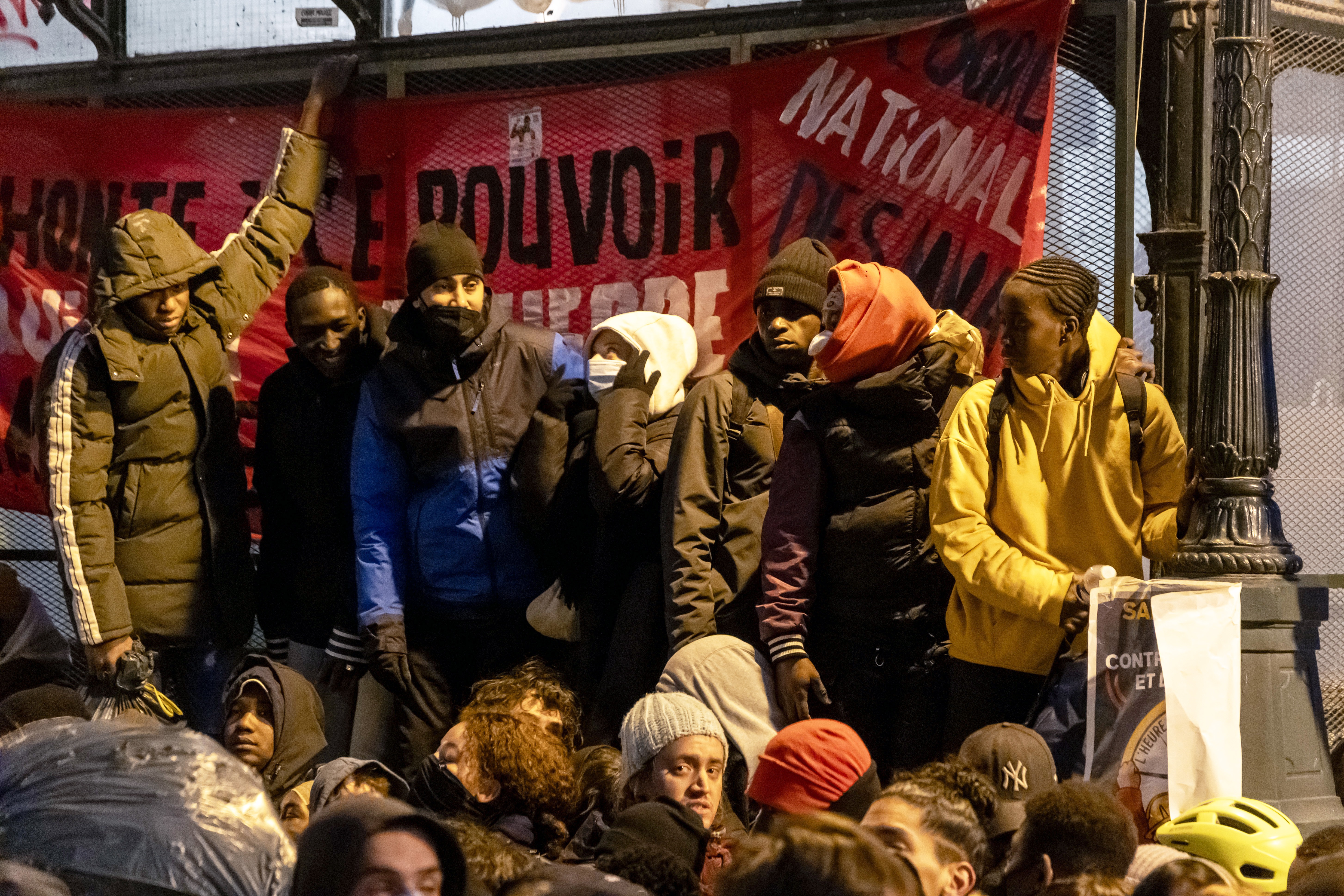 French police evacuate migrants from Gaite Lyrique theater