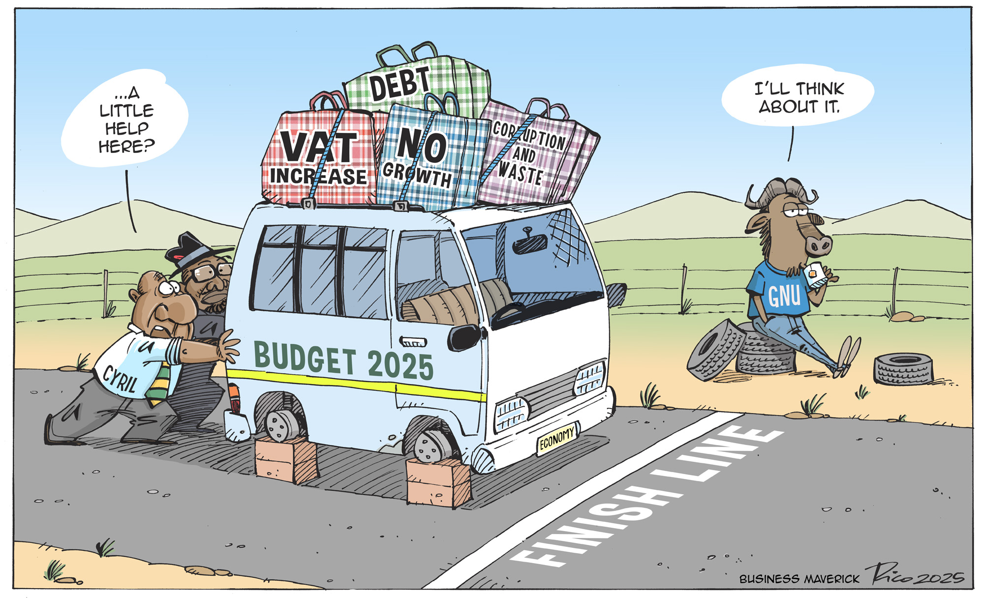 Budget 2025 finish line