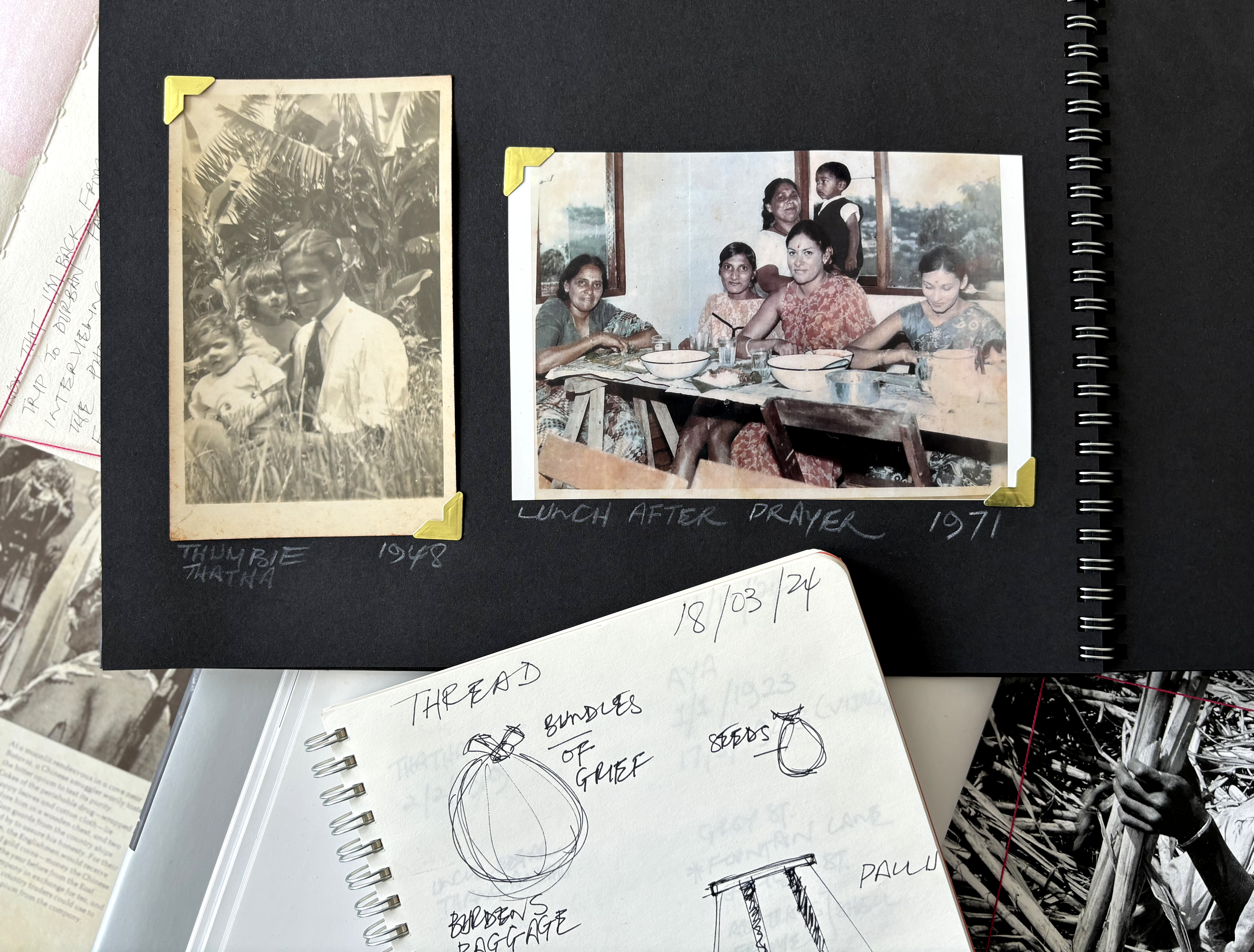 ‘These People Raised Me’ — an artist weaves together the rich tapestry of her African roots and Indian ancestry