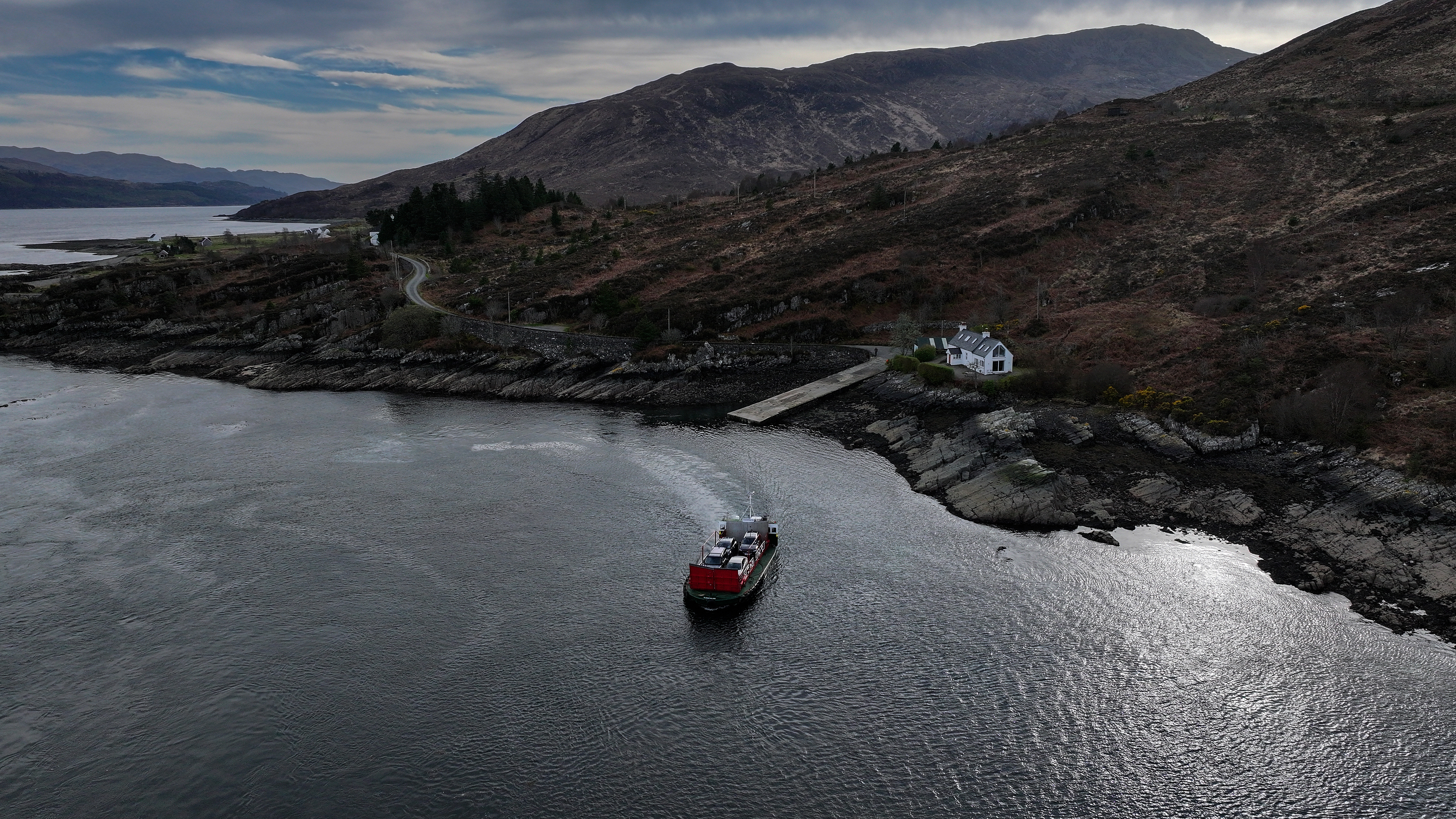 Opening Day For Historic Glenelg Ferry Crossing To The Isle Of Skye