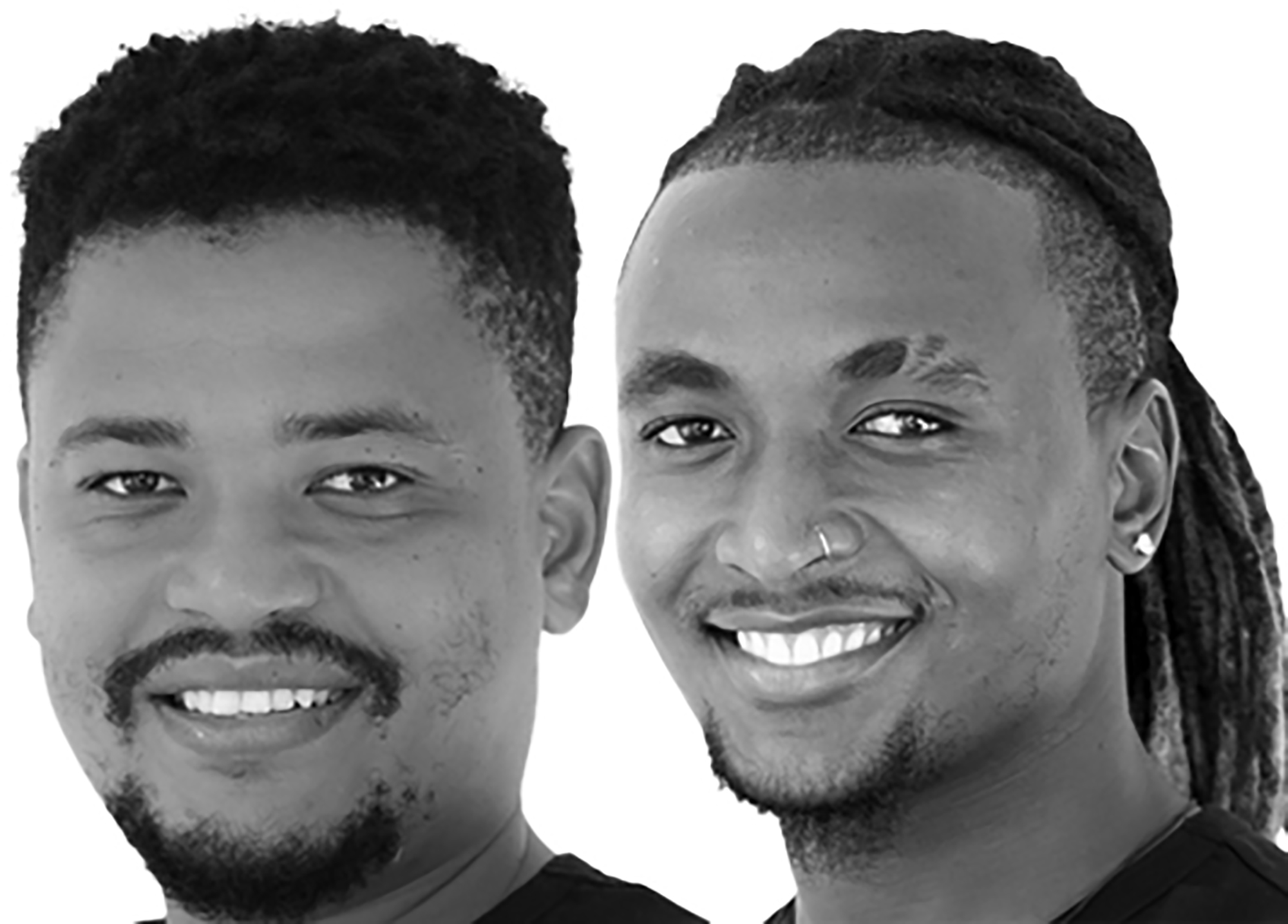 Luyanda Mtamzeli and Zacharia Mashele 