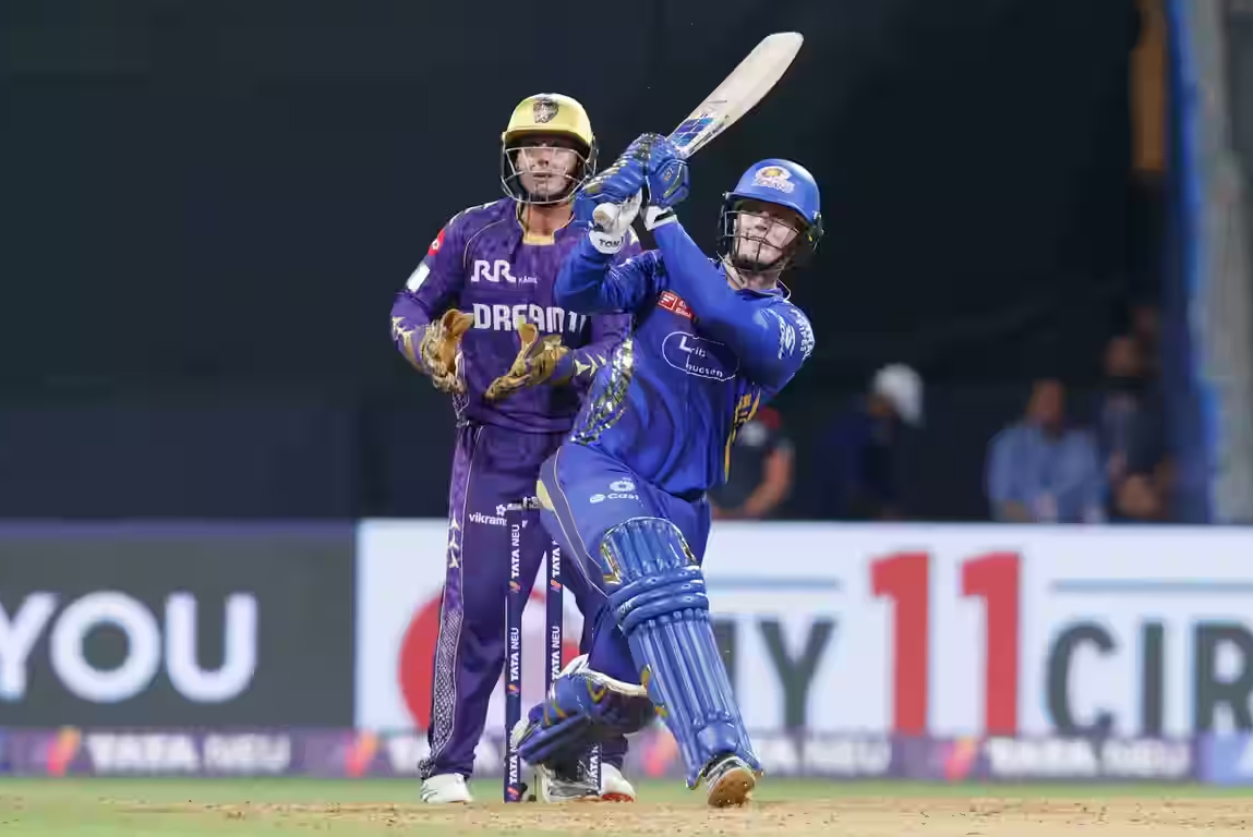 IPL breakthrough as Ryan Rickelton's stellar 62 powers Mumbai Indians past Kolkata Knight Riders