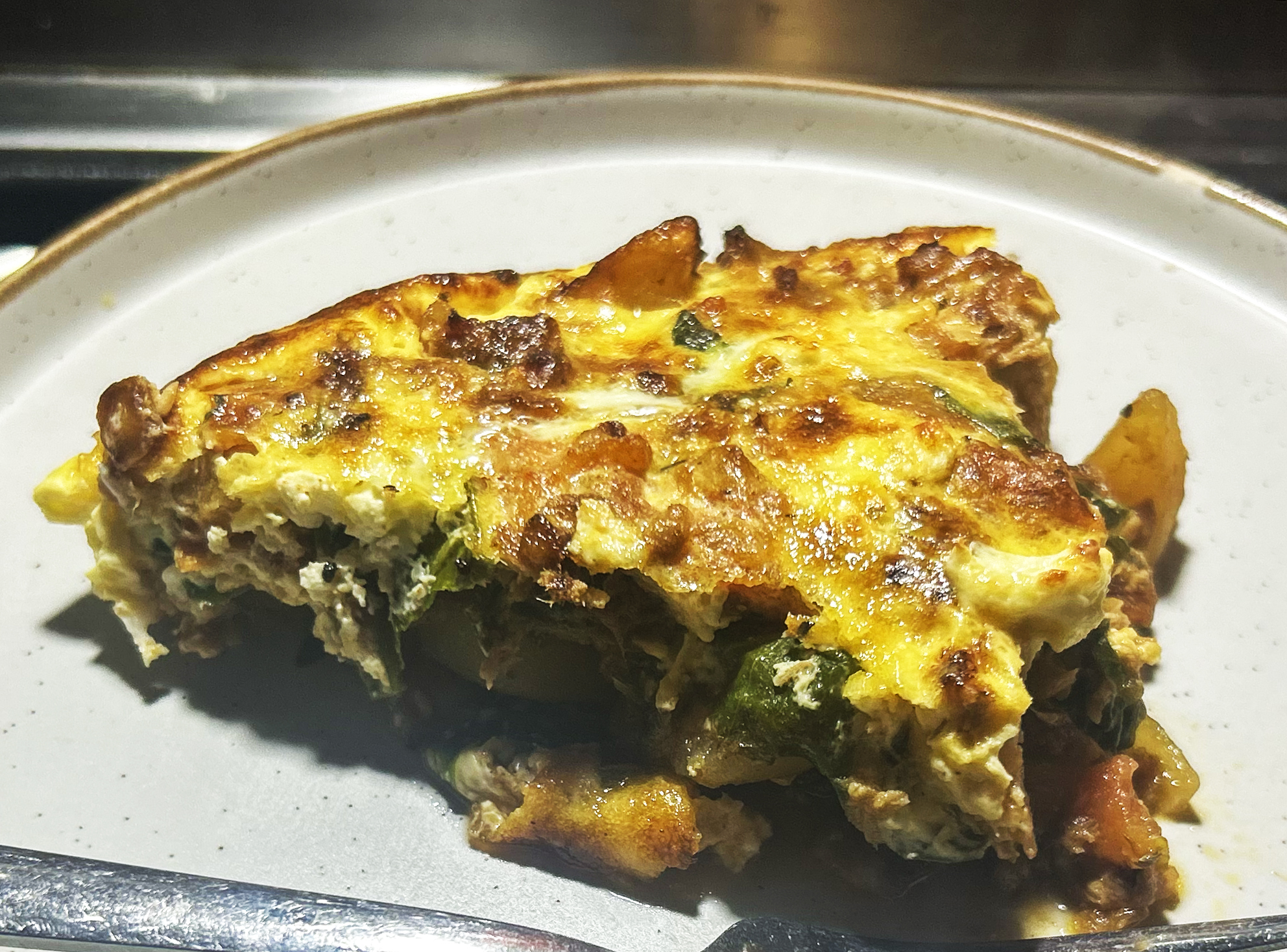 Turning fridge and pantry scraps into a delicious frittata surprise