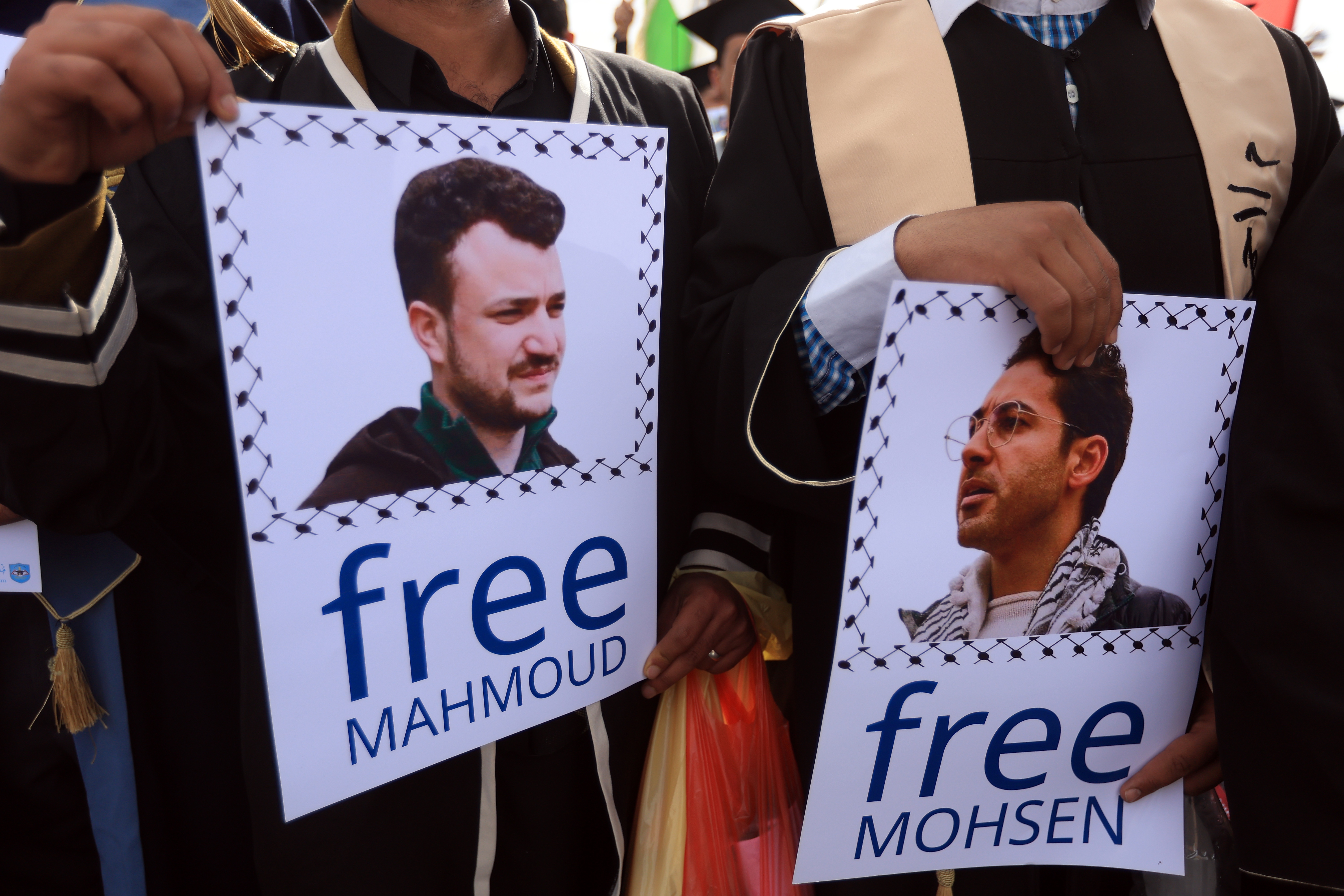 Houthi supporters protest against the US in Sana'a