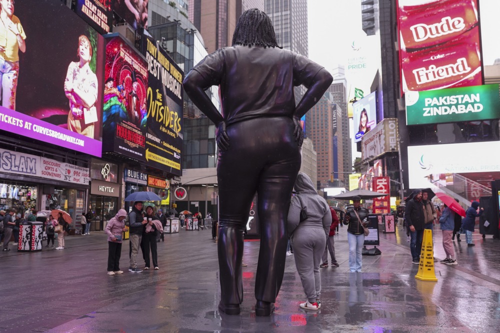 Times Square statue of black woman sparks some negative reactions; and more from around the world