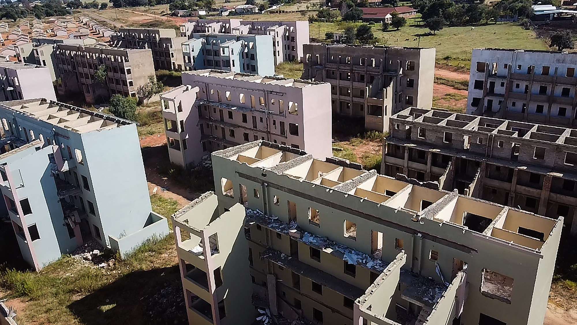R11bn unfinished Montrose Mega City Development housing ghost town