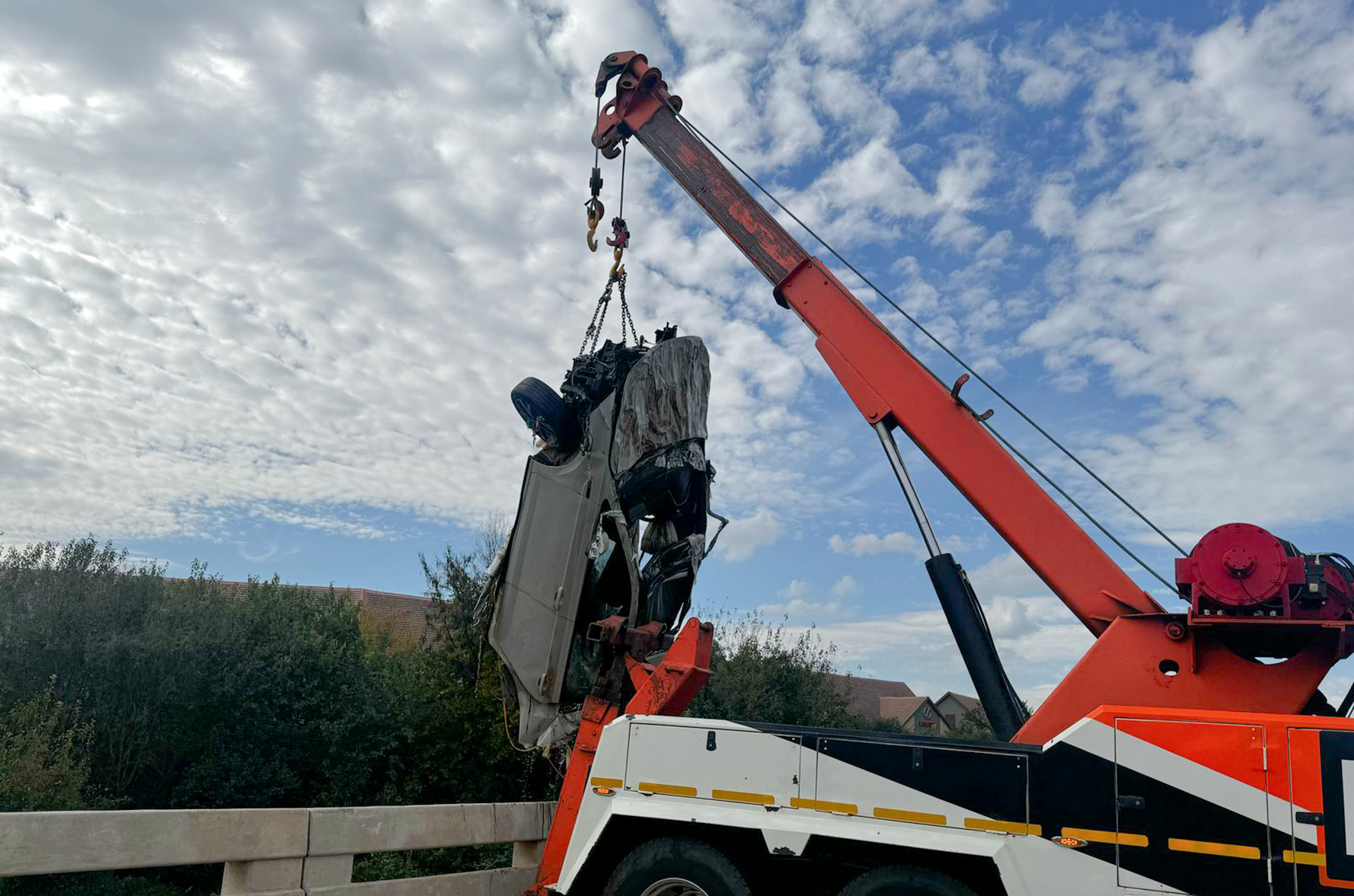 Police recover car of three dead SAPS officers from Hennops River as investigation continues