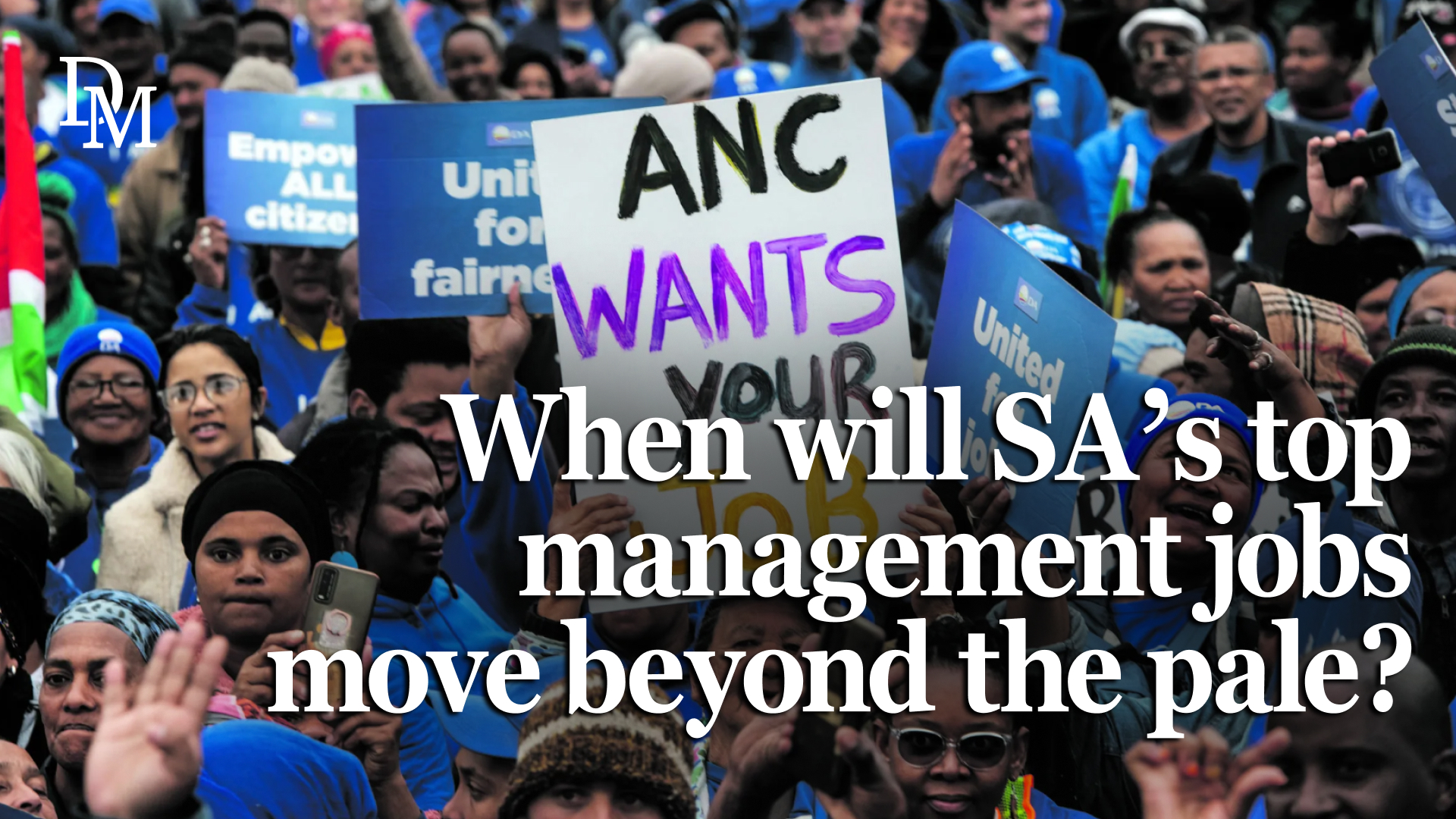 Watch – When will SA’s top management jobs move beyond the pale?