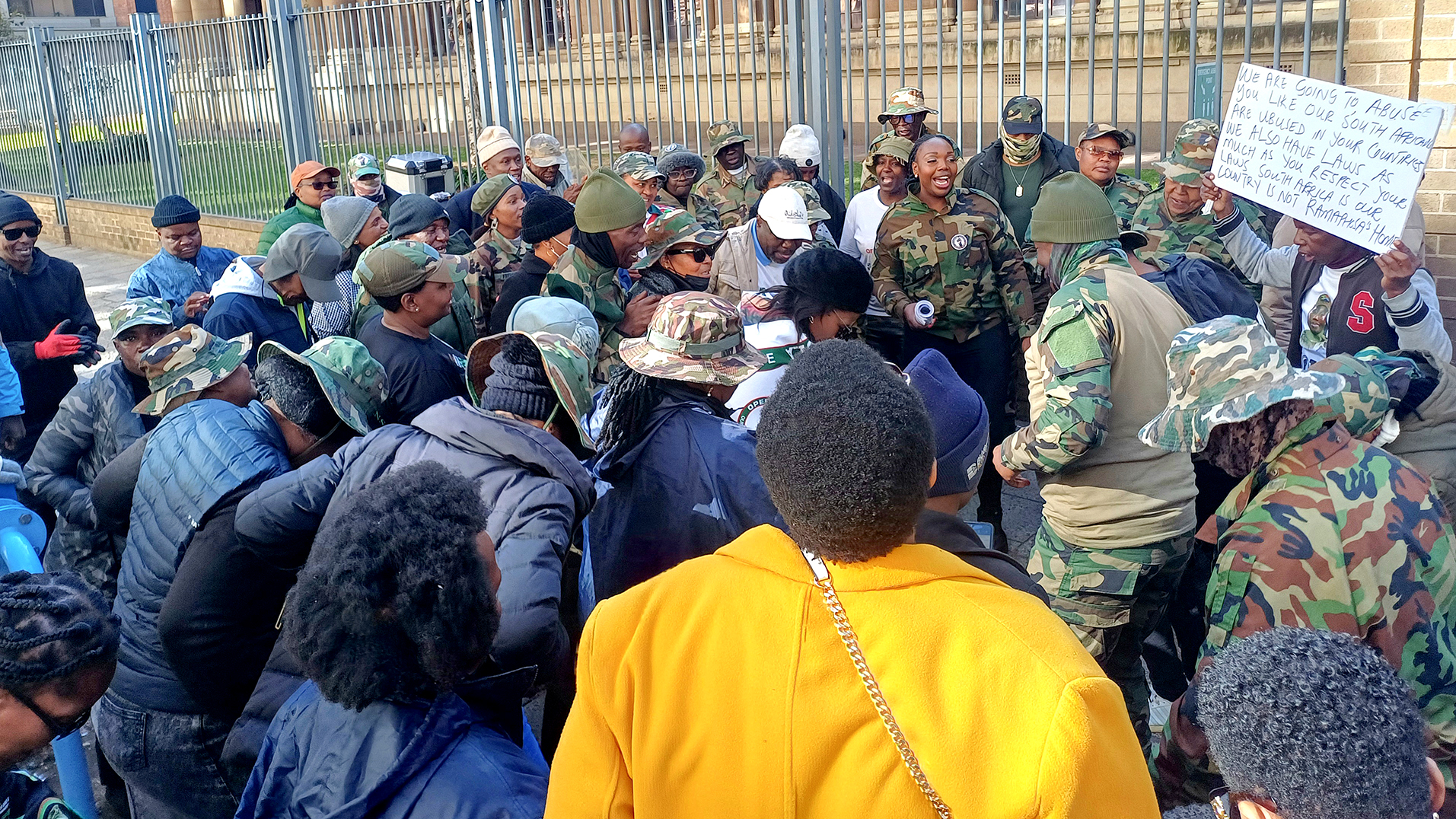 Home Affairs and police deny collusion with Operation Dudula as court battle continues